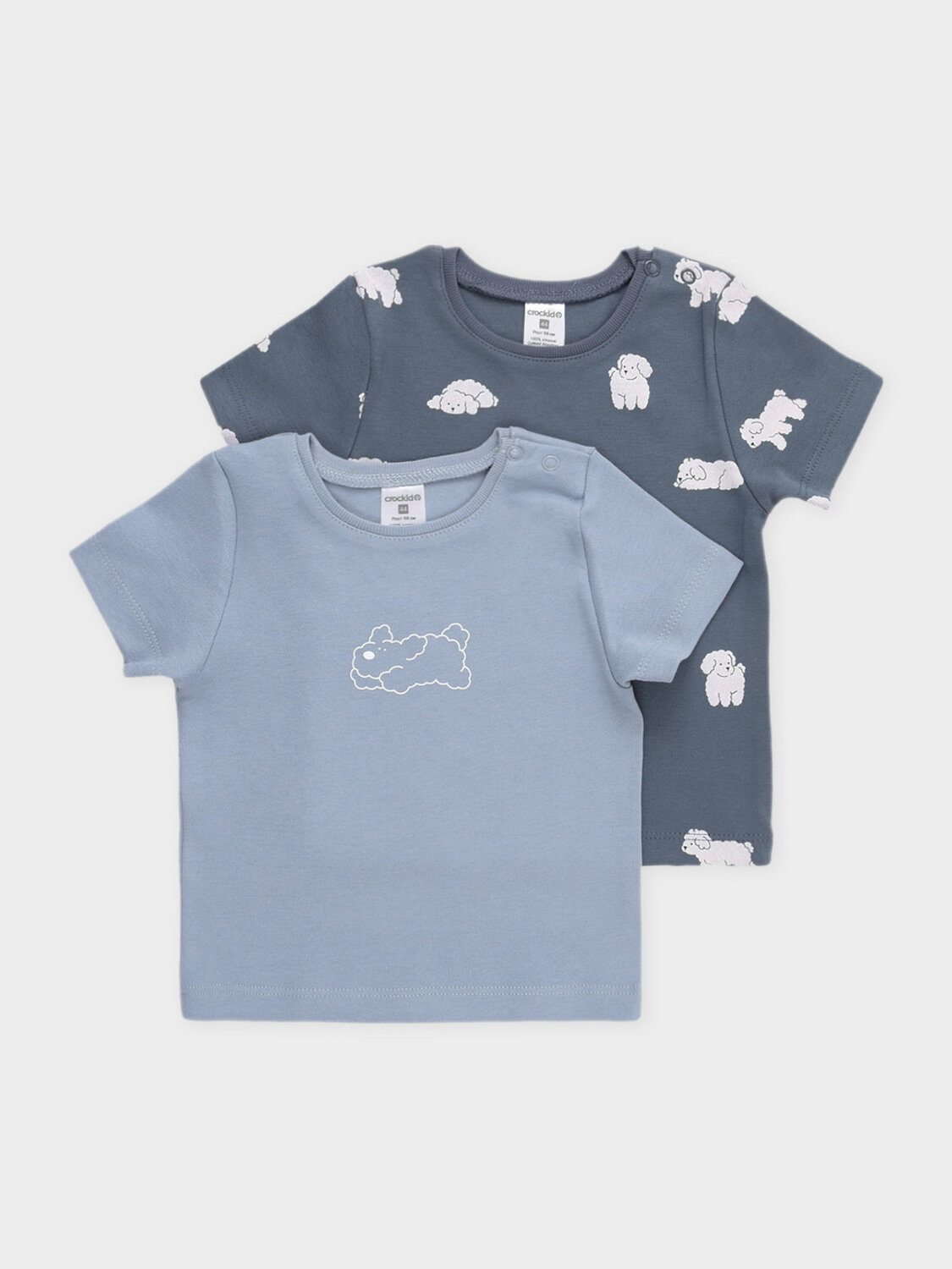 CROCKID Футболка 571936 К 301156-2уп голубой