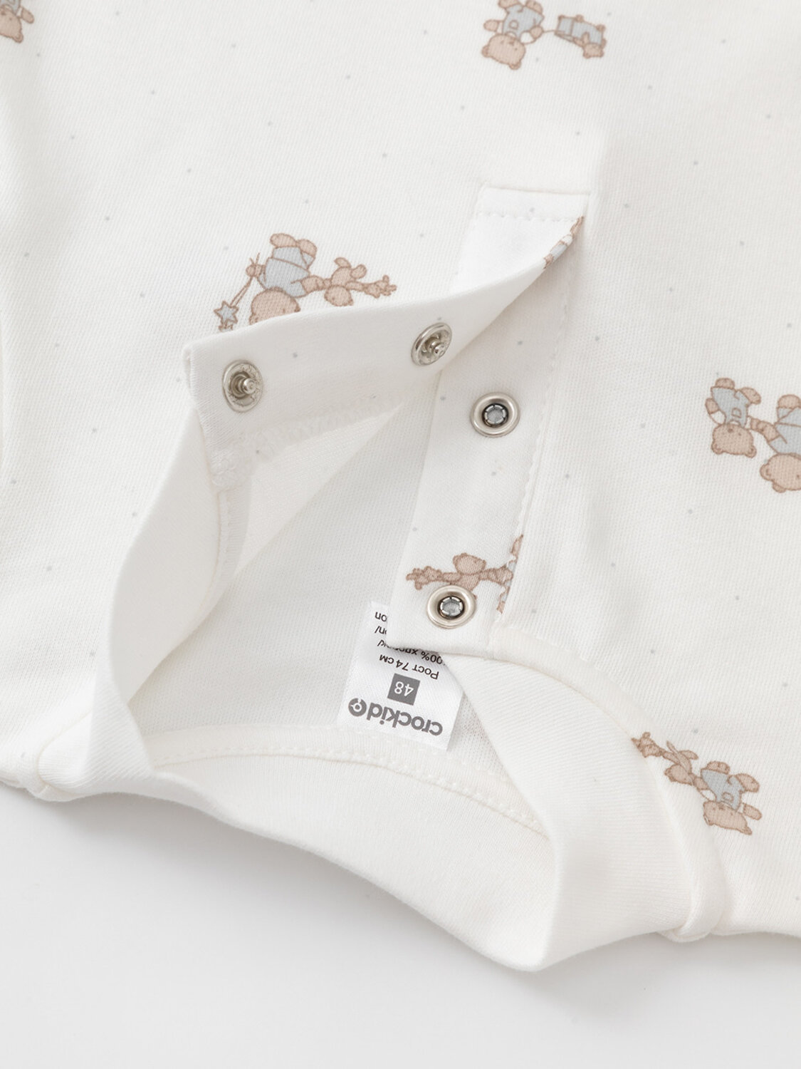 CROCKID Боди 571937 К 6543-2уп светло-серый5