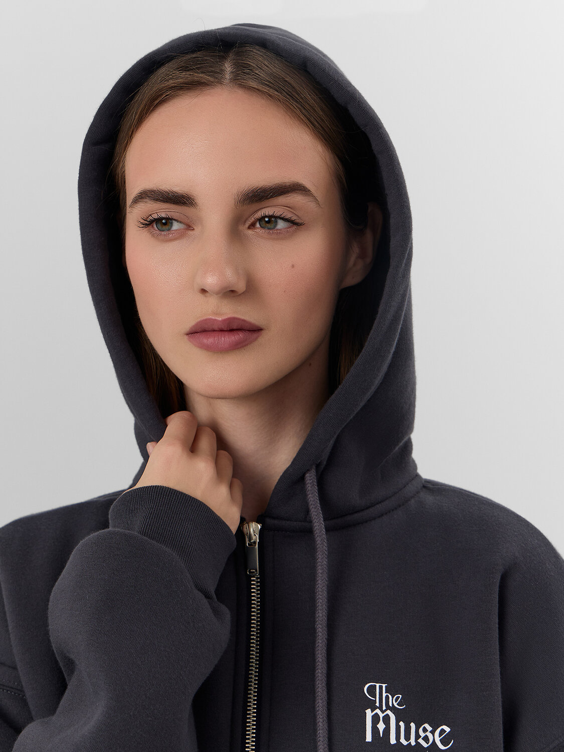 MARK FORMELLE Толстовка 571947 172105 металлический серый +печать