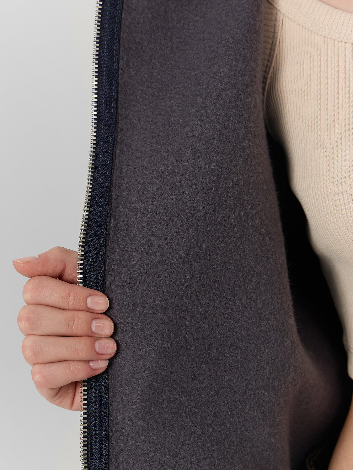 MARK FORMELLE Толстовка 571947 172105 металлический серый +печать