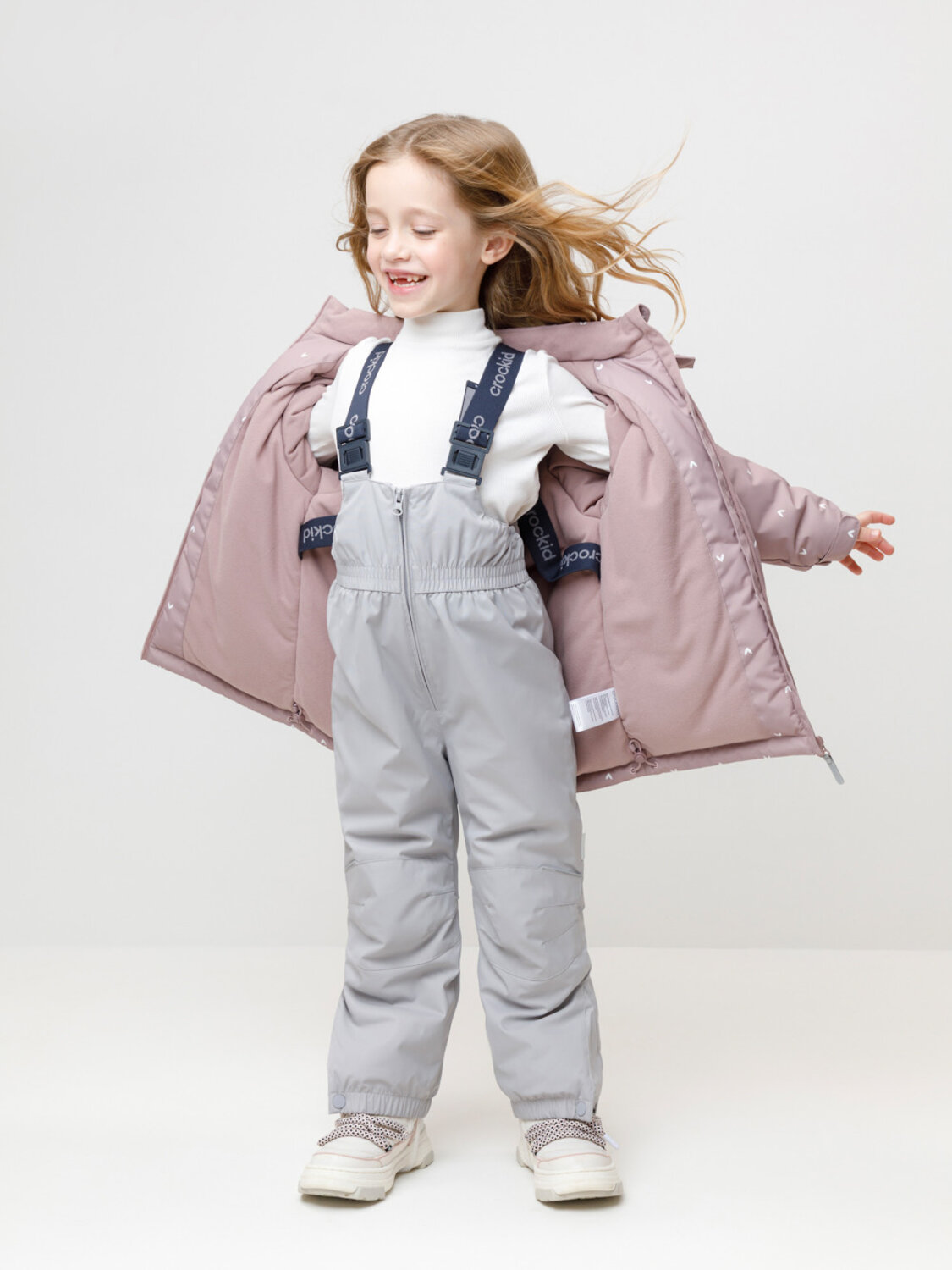 CROCKID Куртка 571950 ВК 38121/н/1 ГР розовый