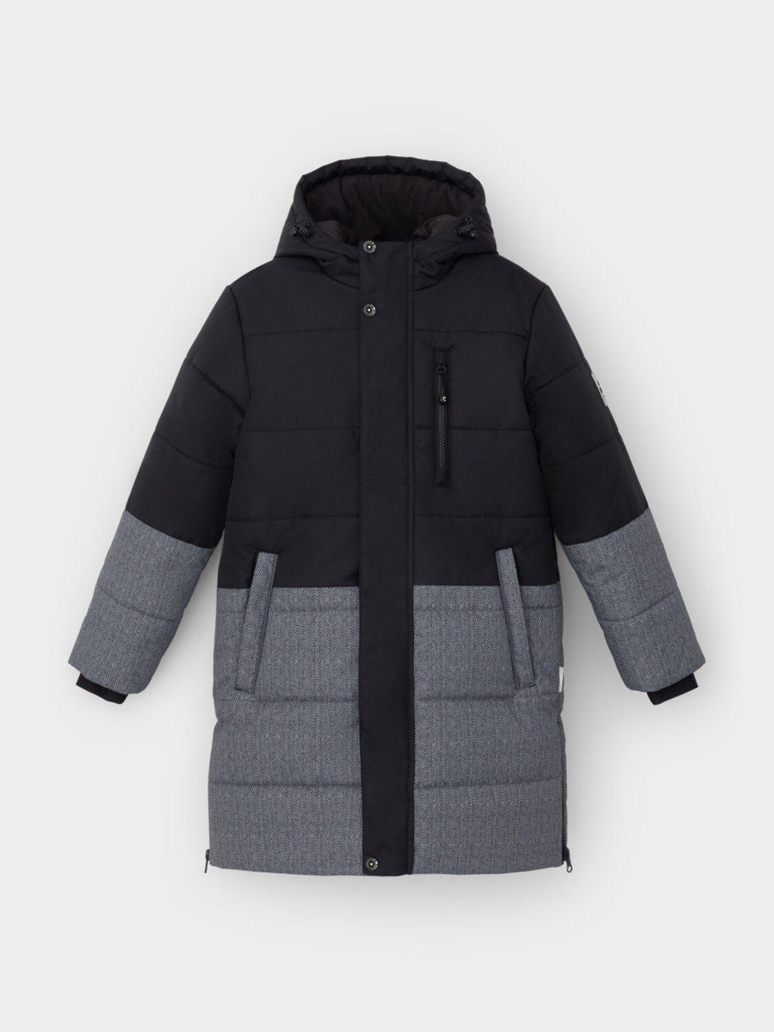CROCKID Пальто 571983 ВК 36109/1 ГР черный
