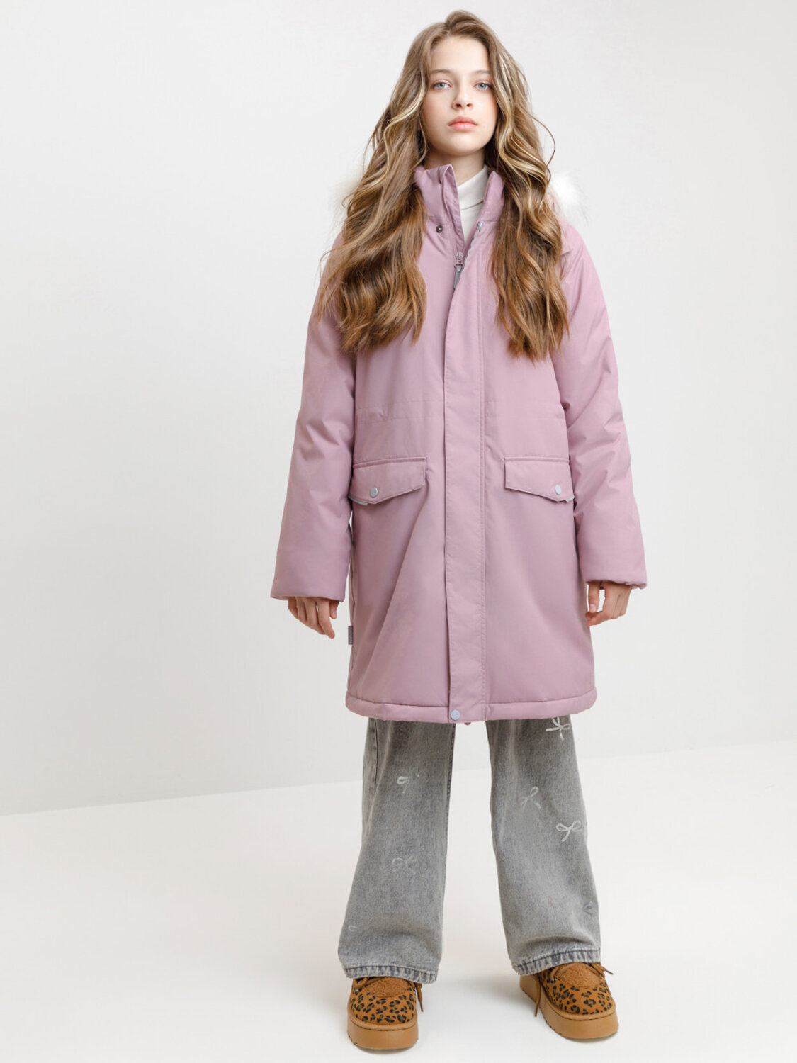 CROCKID Пальто 571996 ВК 38107/10 ГР светло-розовый