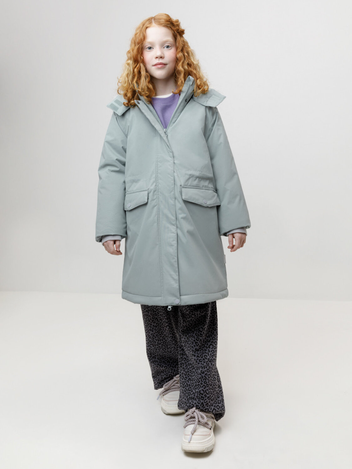 CROCKID Пальто 572002 ВК 38107/11 ГР зеленый