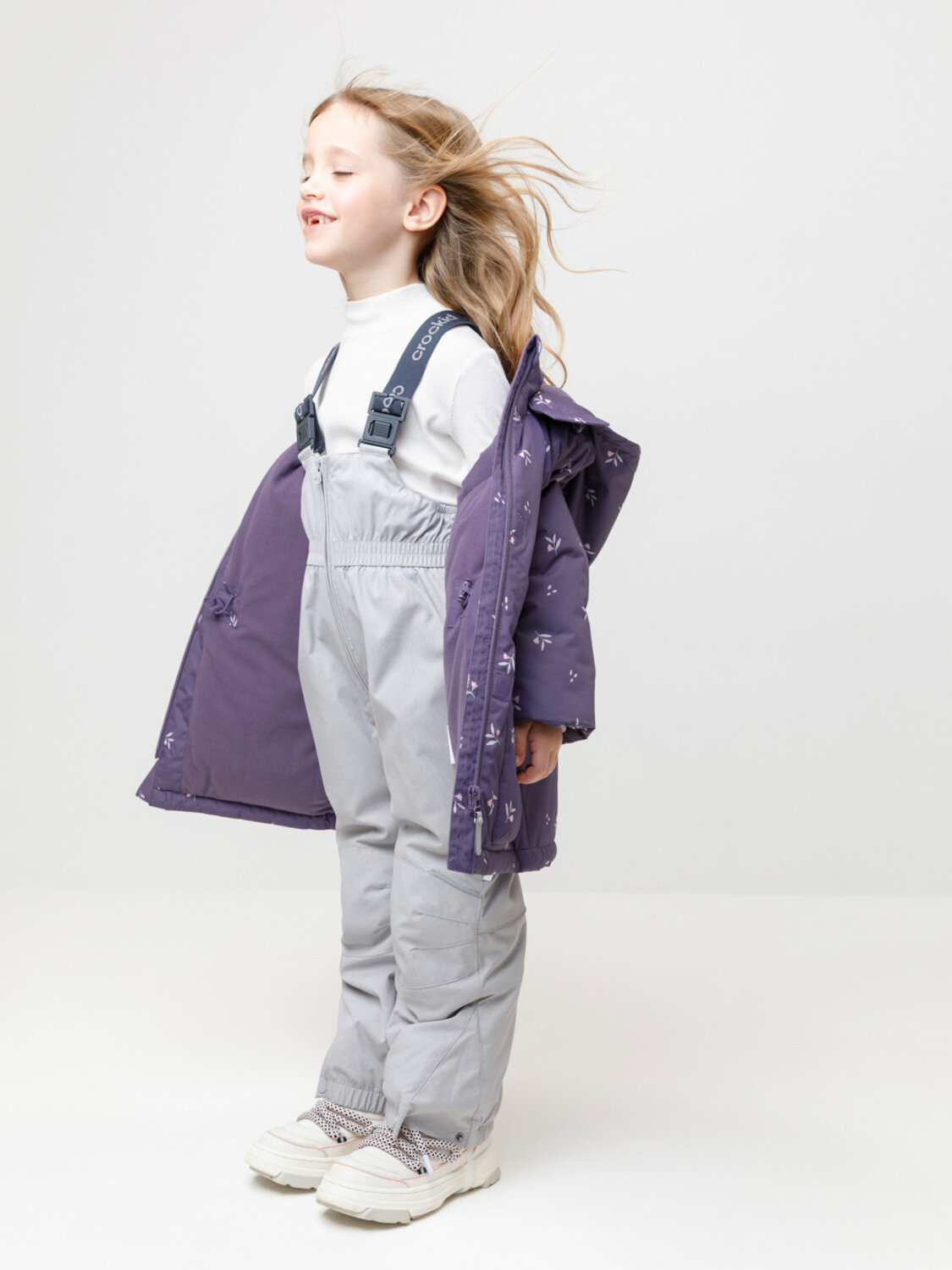 CROCKID Куртка 572003 ВК 38120/н/4 ГР фиолетовый