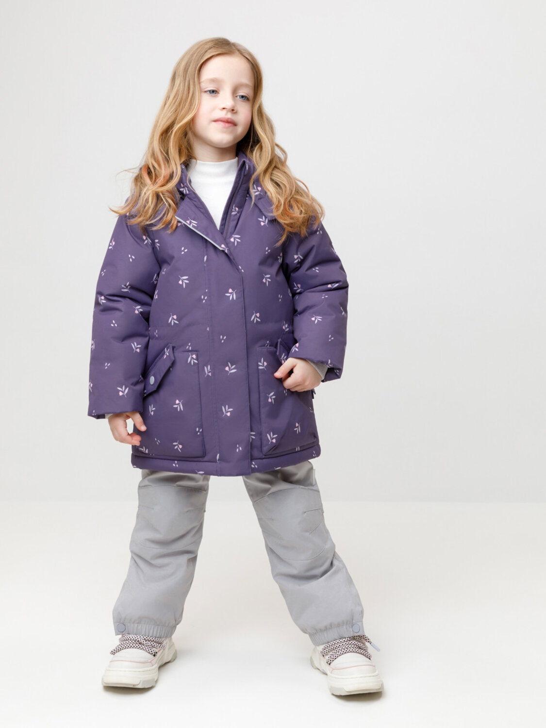 CROCKID Куртка 572003 ВК 38120/н/4 ГР фиолетовый