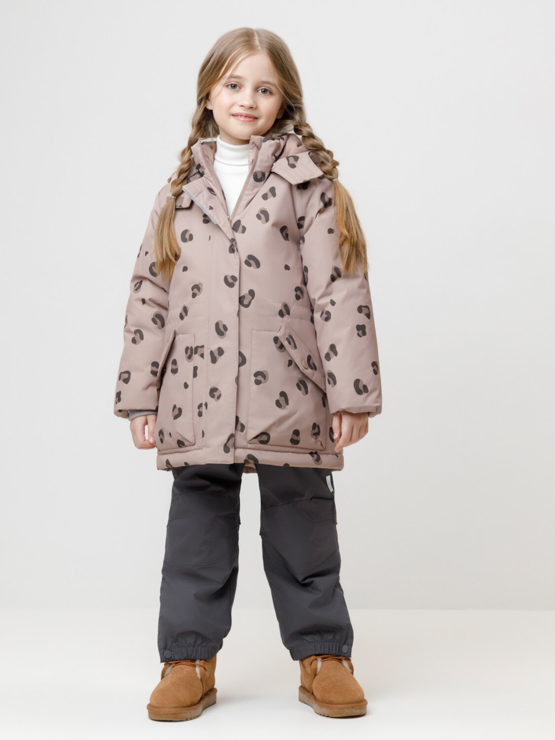 CROCKID Куртка 572006 ВК 38120/н/2 ГР кофейный