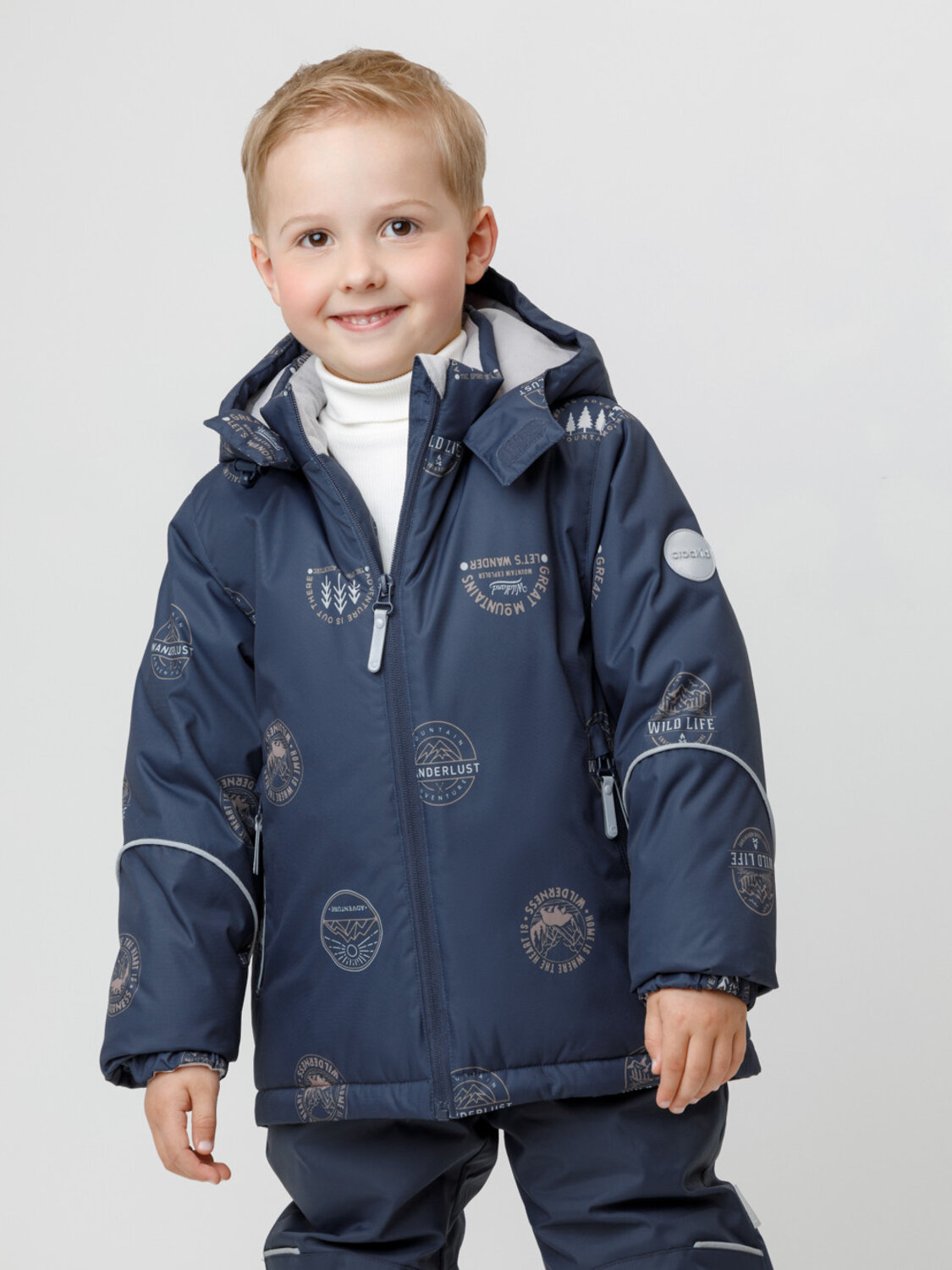 CROCKID Куртка 572035 ВК 36090/н/5 Ал темно-синий