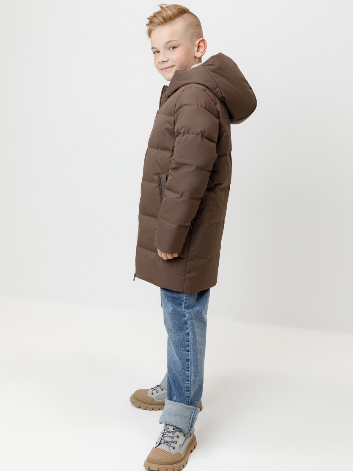 CROCKID Пальто 572039 ВК 34070/7 УЗГ коричневый