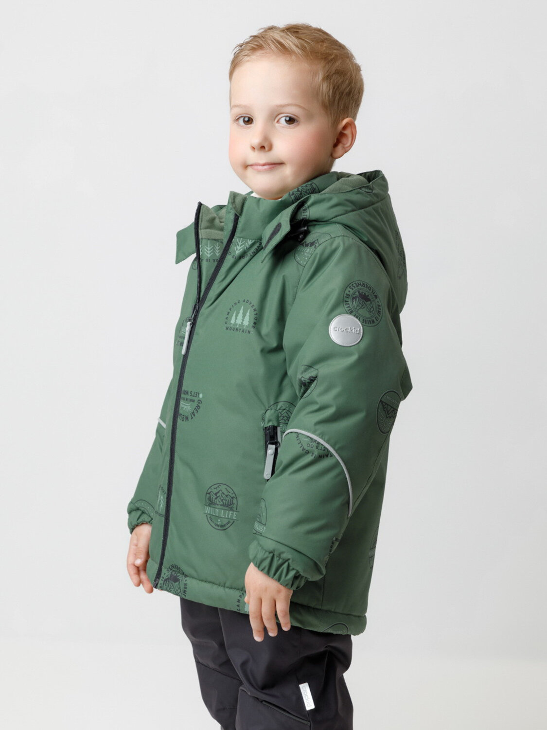 CROCKID Куртка 572042 ВК 36090/н/4 Ал зеленый