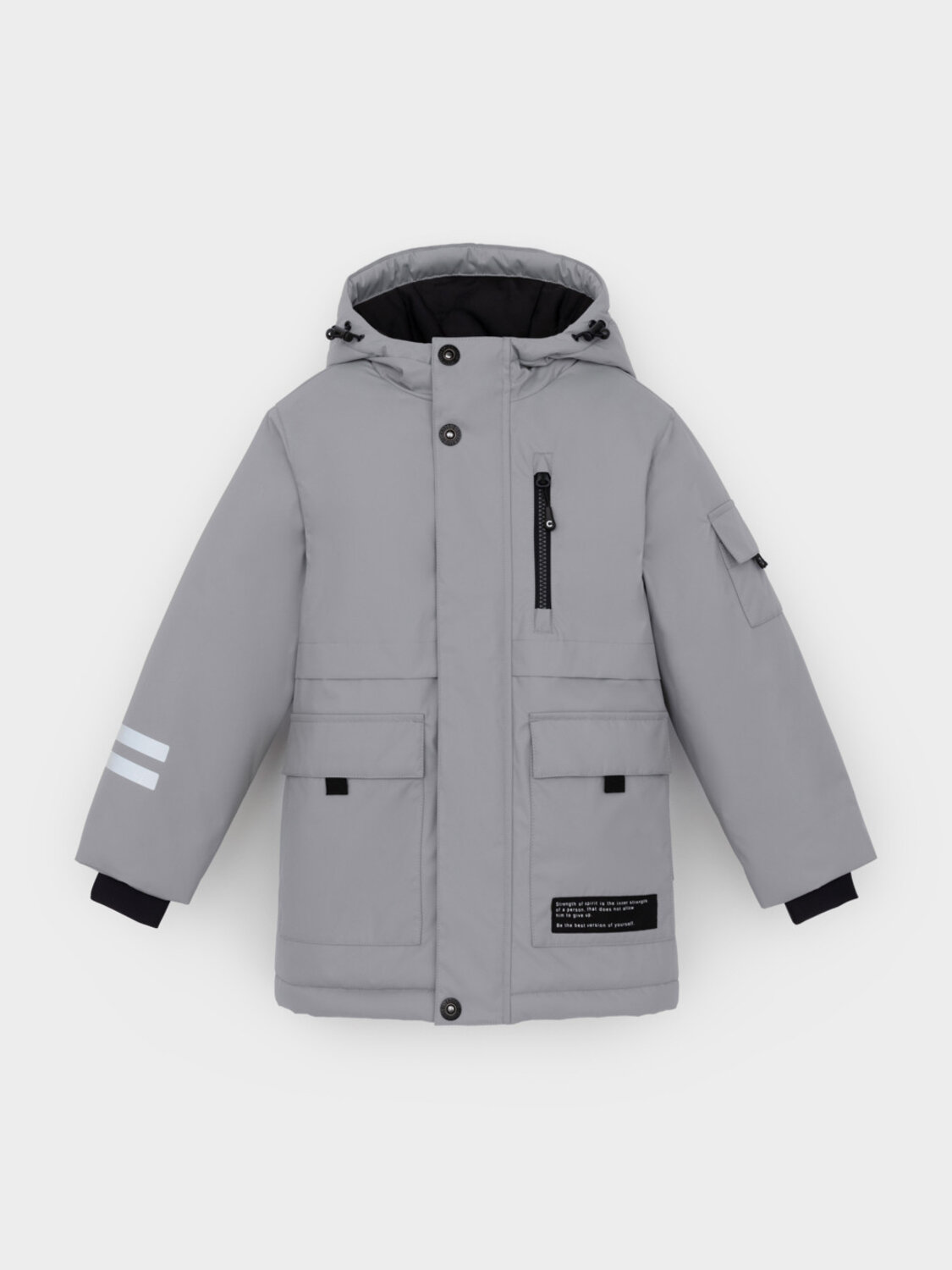 CROCKID Куртка 572050 ВК 36105/2 ГР (128-158) серый