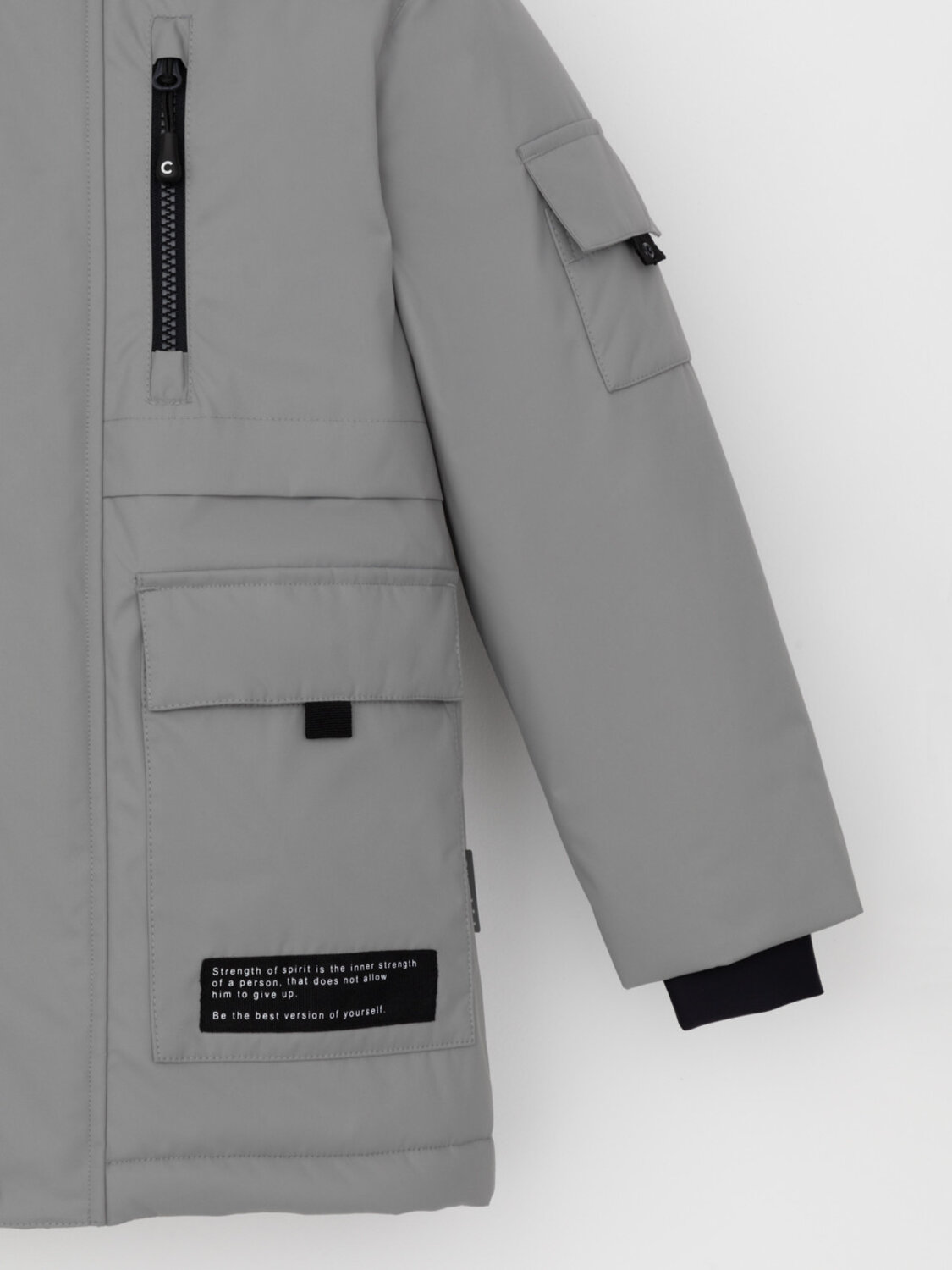 CROCKID Куртка 572052 ВК 36105/1 ГР (128-158) серый