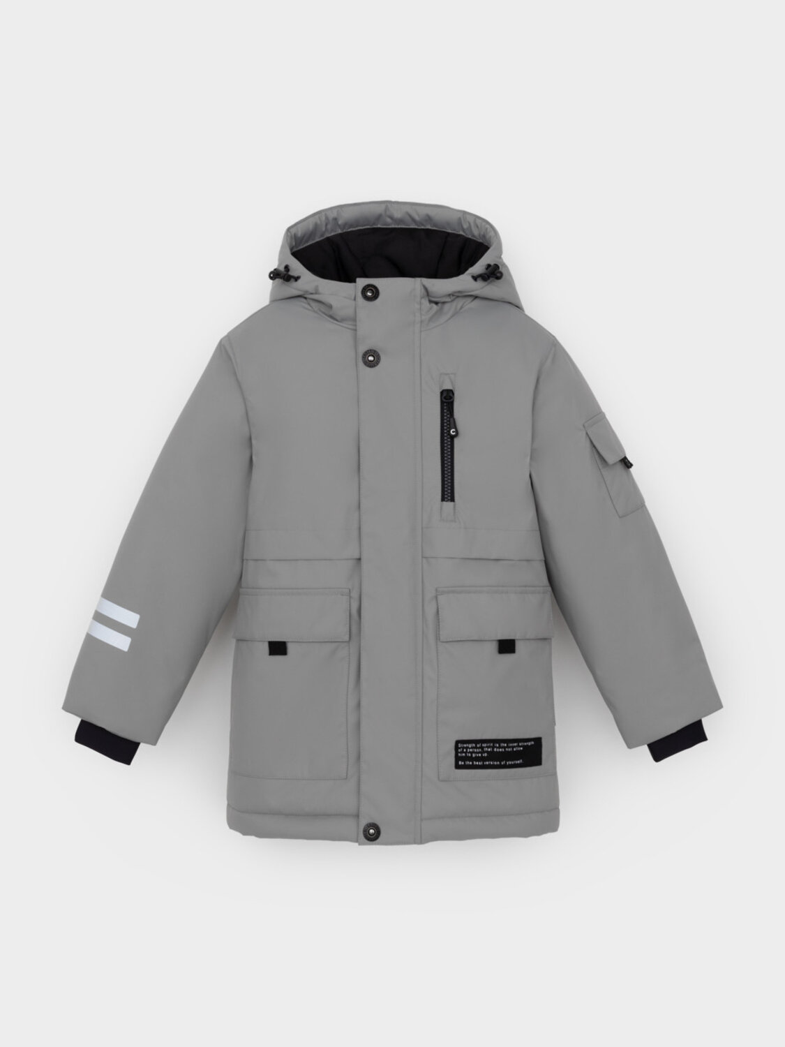 CROCKID Куртка 572052 ВК 36105/1 ГР (128-158) серый