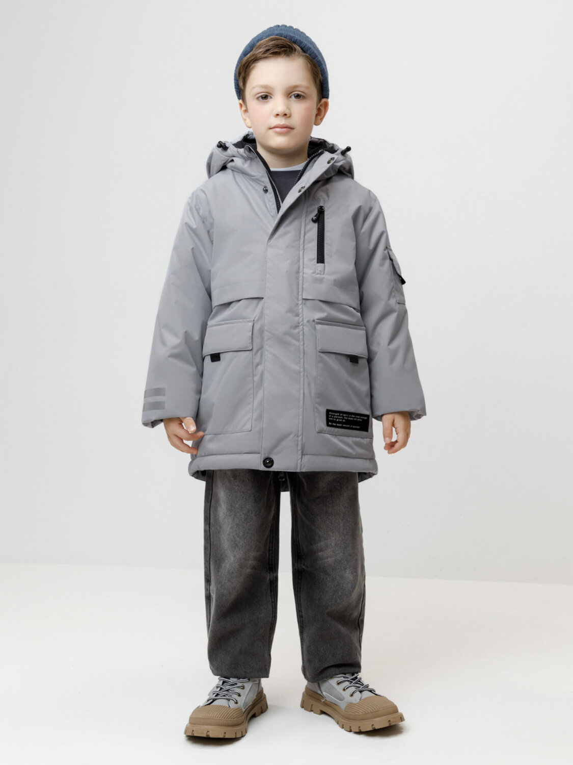 CROCKID Куртка 572053 ВК 36105/2 ГР (104-122) серый