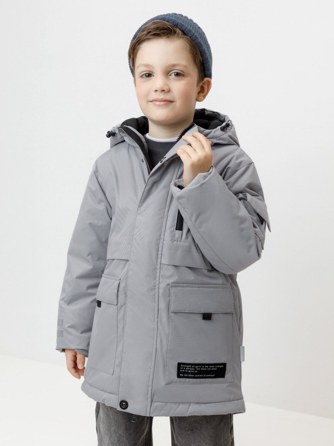 CROCKID Куртка 572053 ВК 36105/2 ГР (104-122) серый