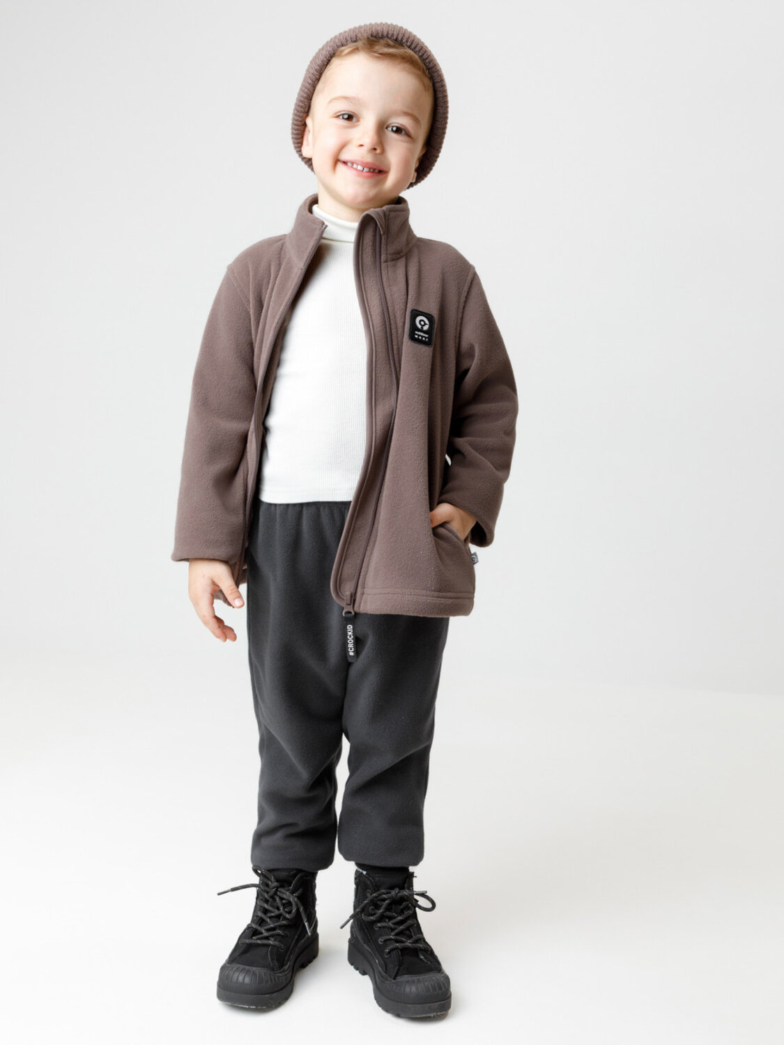 CROCKID Брюки 572058 ФЛ 40006-1/7 ГР темно-серый