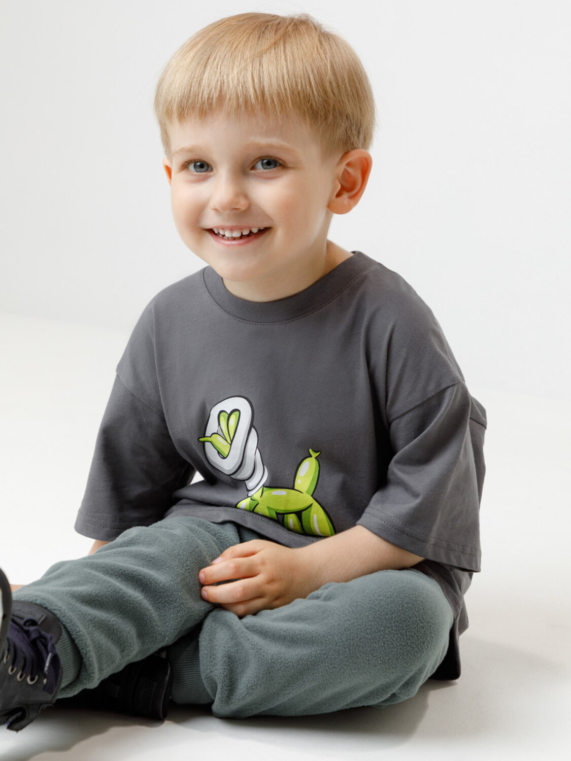 CROCKID Брюки 572069 ФЛ 40006/10 ГР зеленый