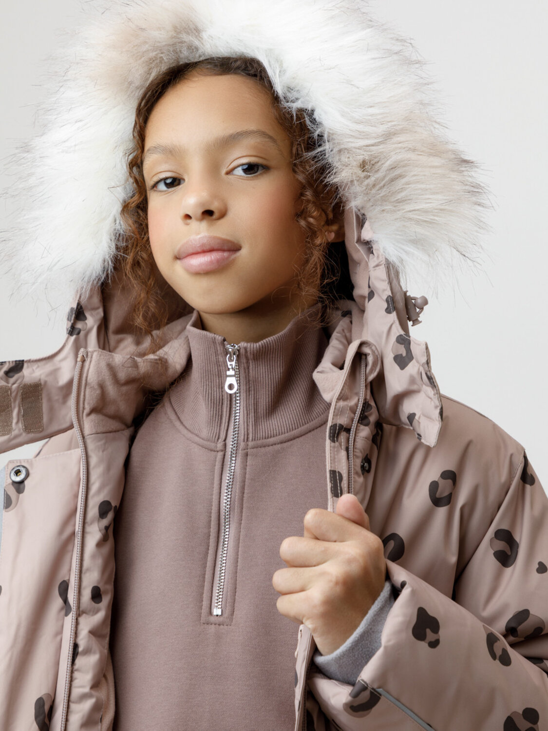 CROCKID Пальто 572078 ВК 38123/н/1 ГР кофейный