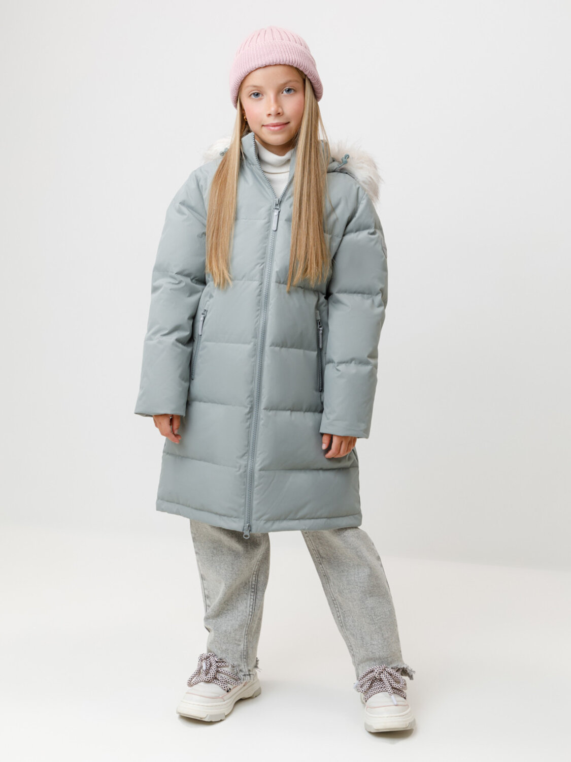 CROCKID Пальто 572085 ВК 34069/3 УЗГ зеленый