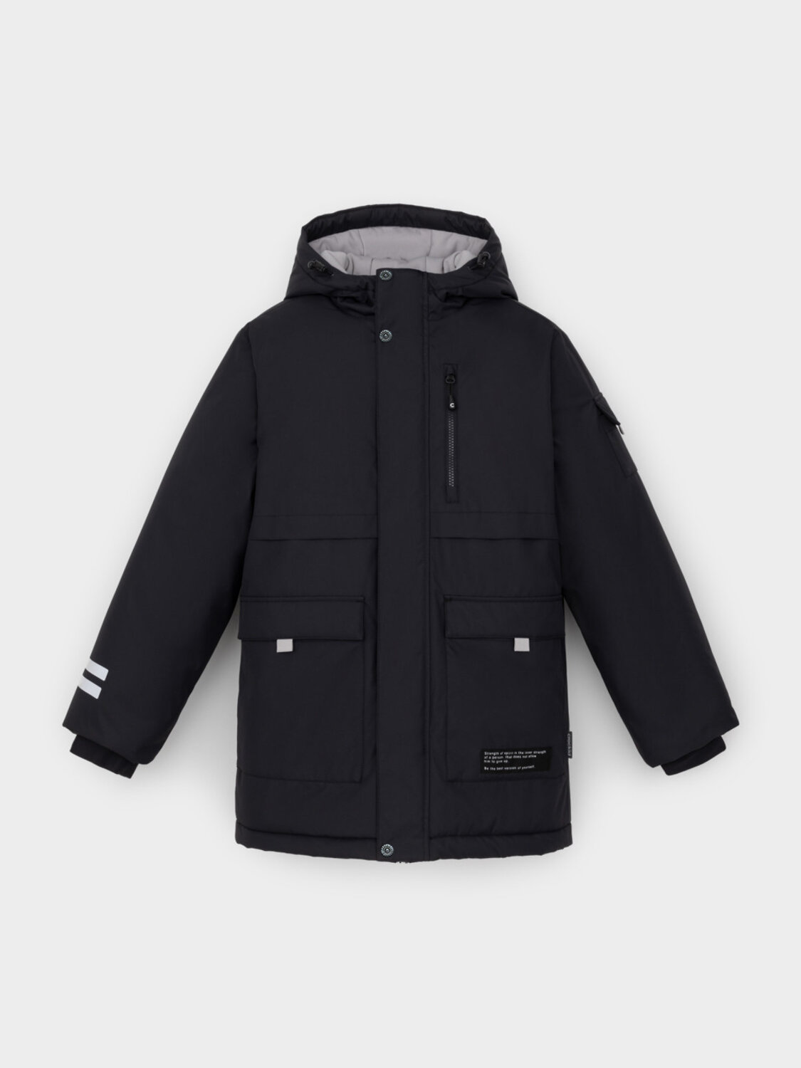 CROCKID Куртка 572185 ВК 36105/3 ГР (128-158) черный