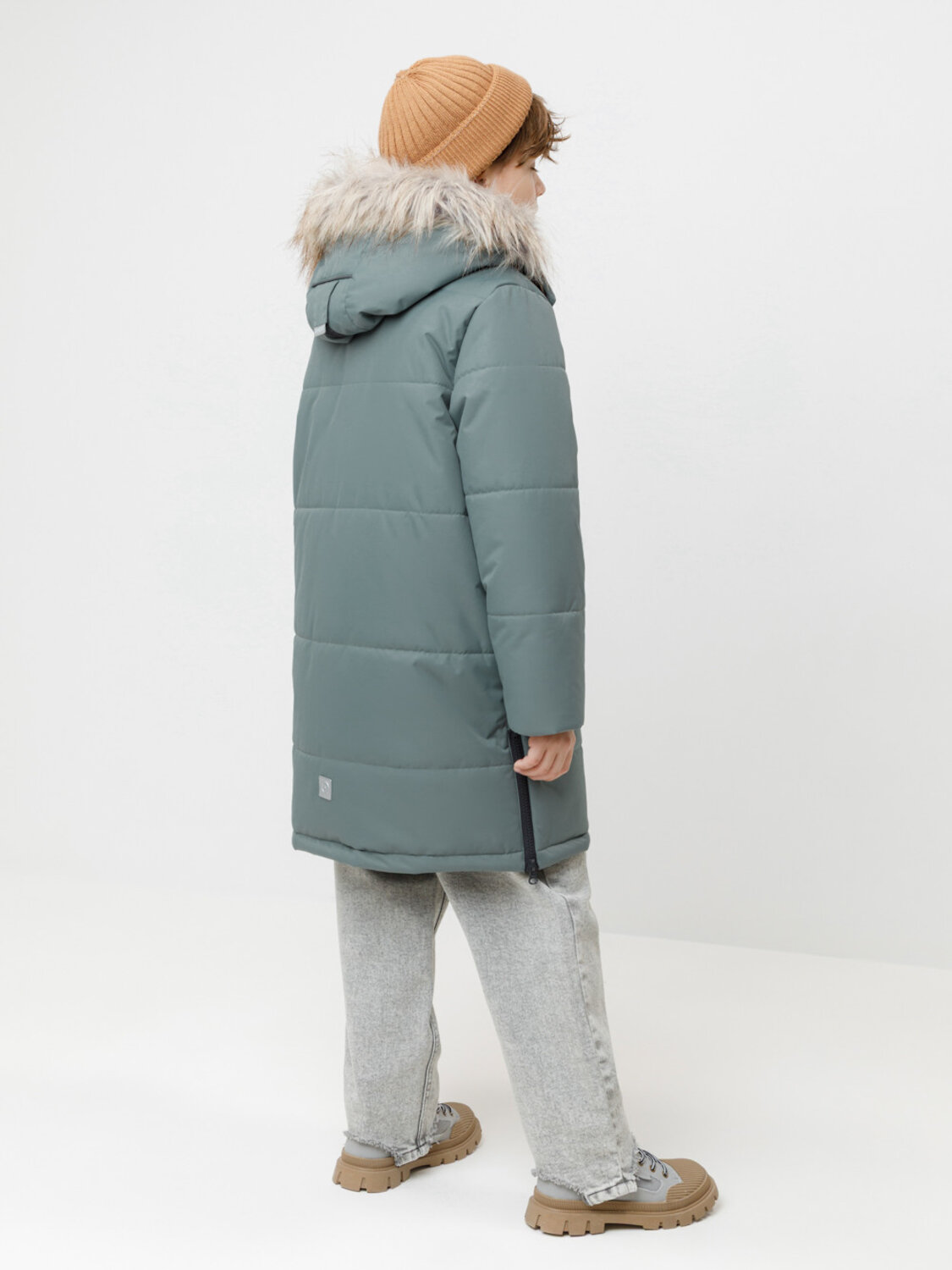 CROCKID Пальто 572189 ВК 36110/2 ГР зеленый