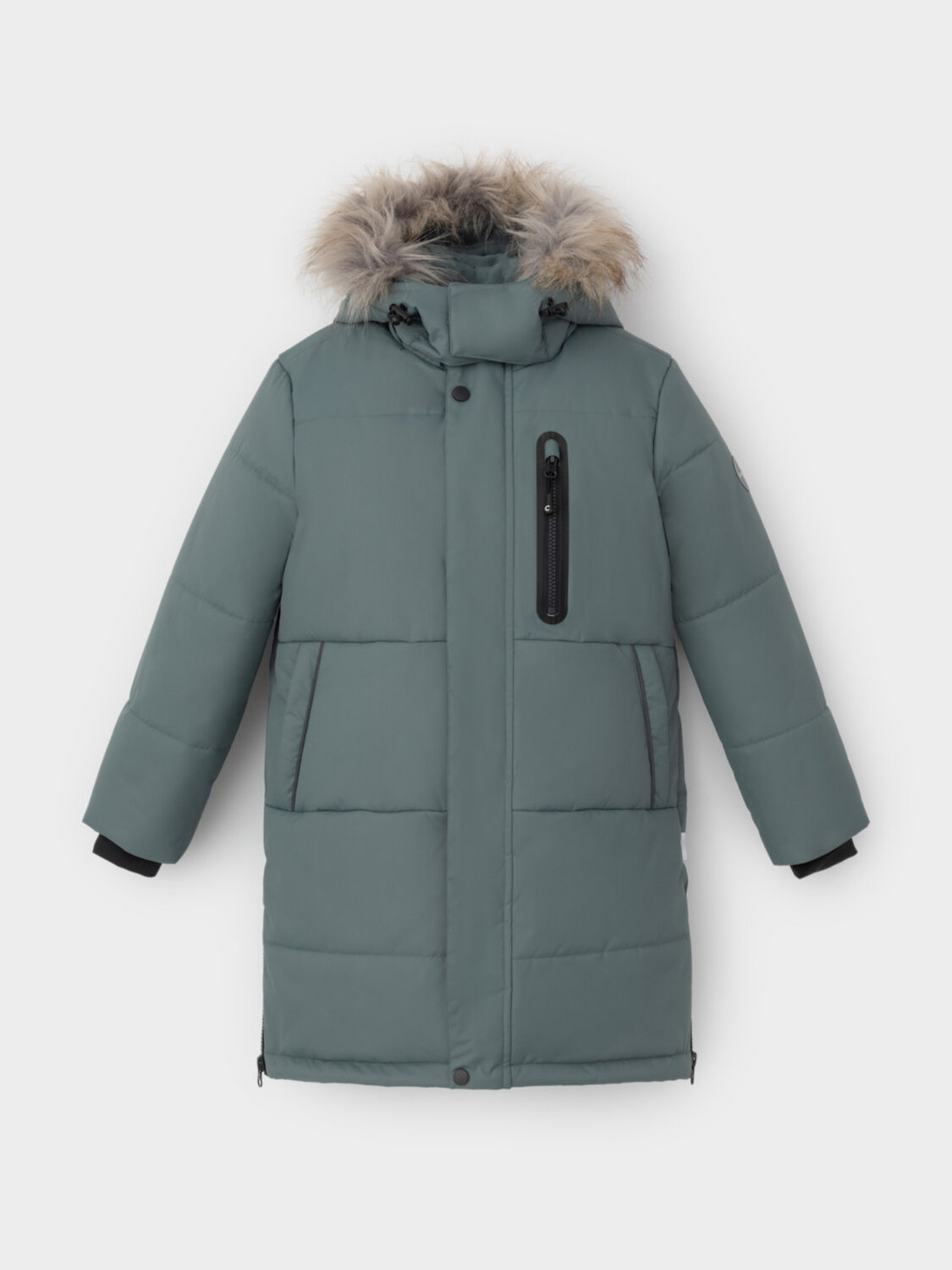 CROCKID Пальто 572189 ВК 36110/2 ГР зеленый