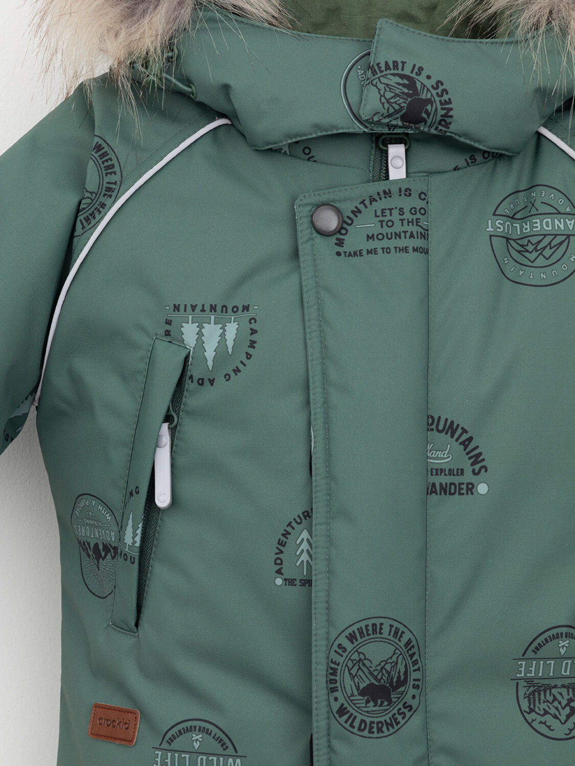 CROCKID Комбинезон 572194 ВК 60116/н/19 Ал зеленый