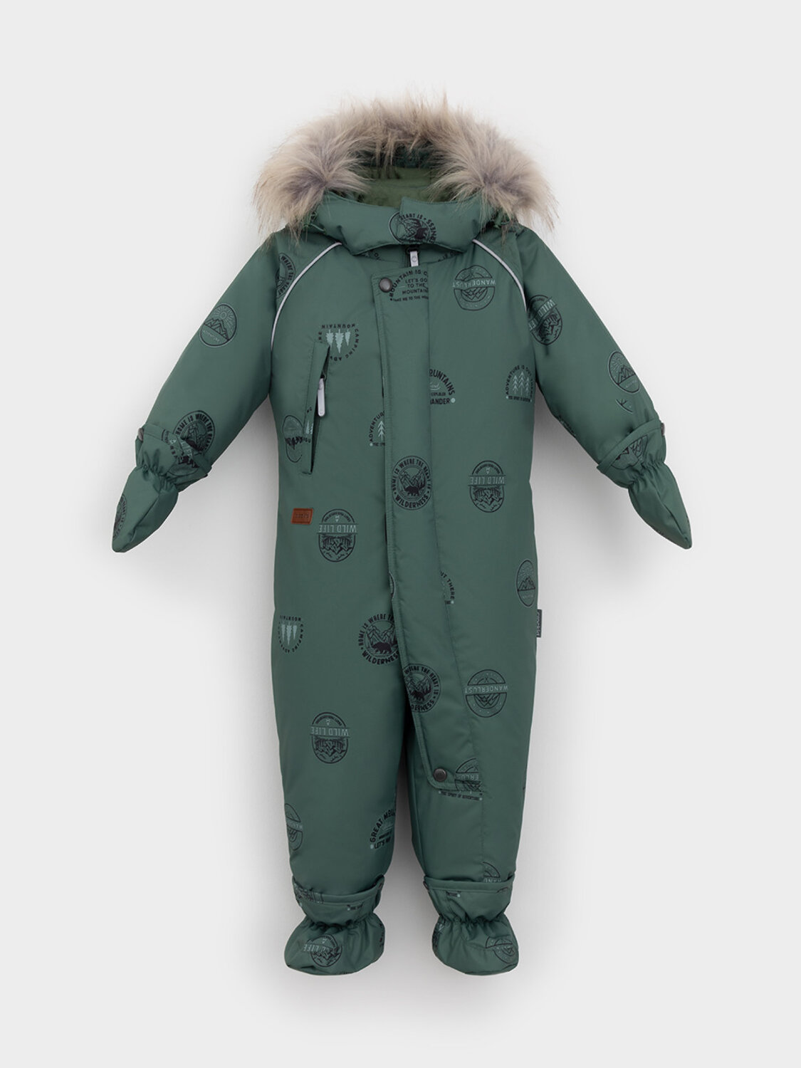 CROCKID Комбинезон 572194 ВК 60116/н/19 Ал зеленый