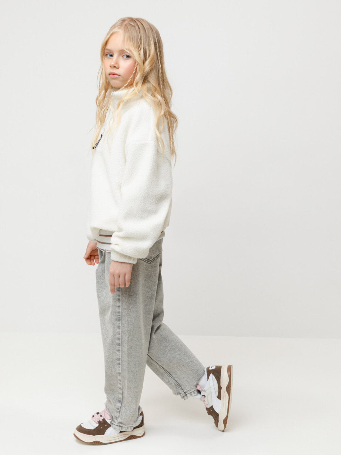 CROCKID Толстовка 572195 ФЛ 30003/1 ГР бежевый