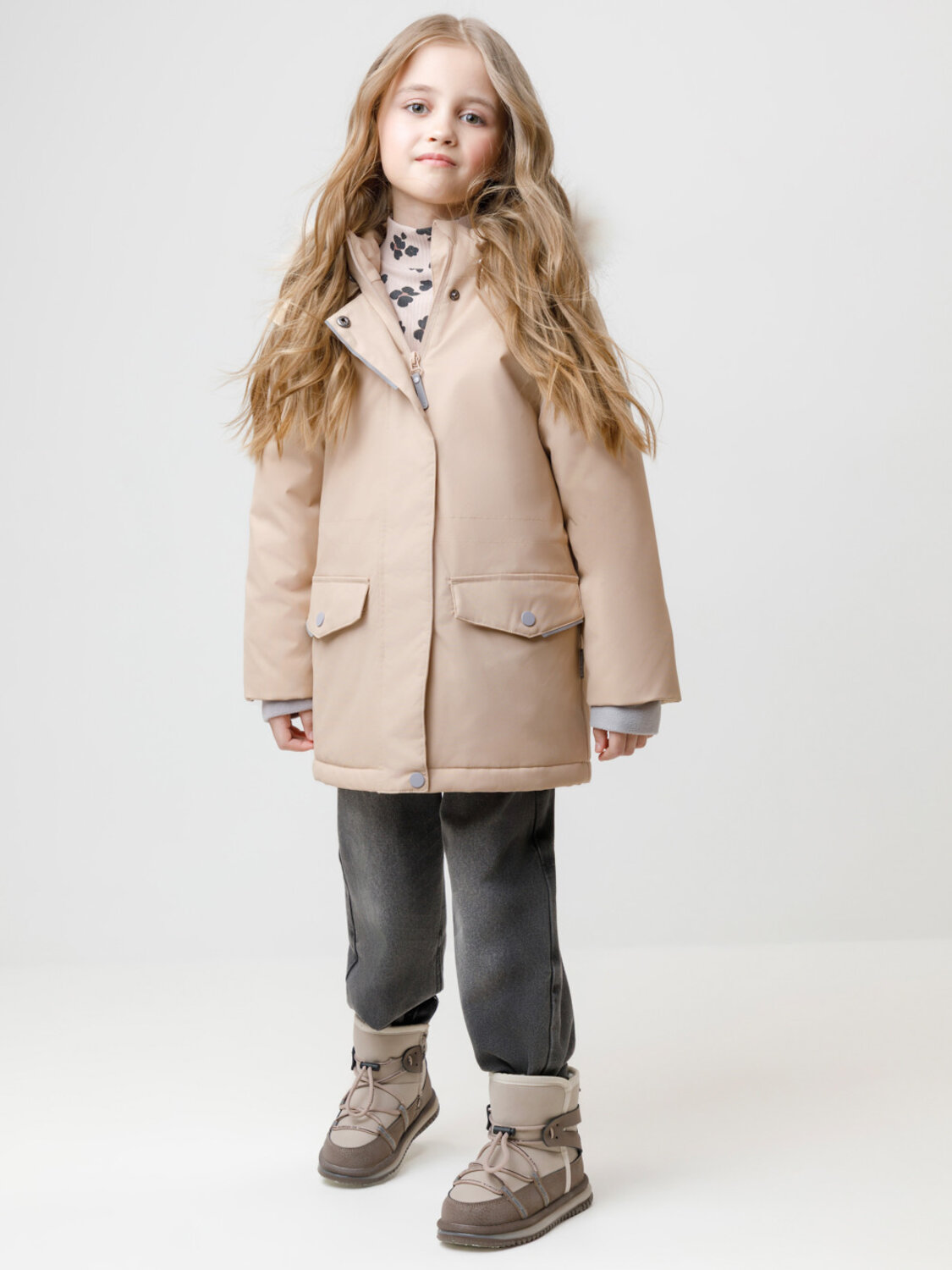 CROCKID Куртка 572244 ВК 38112/4 ГР светло-бежевый