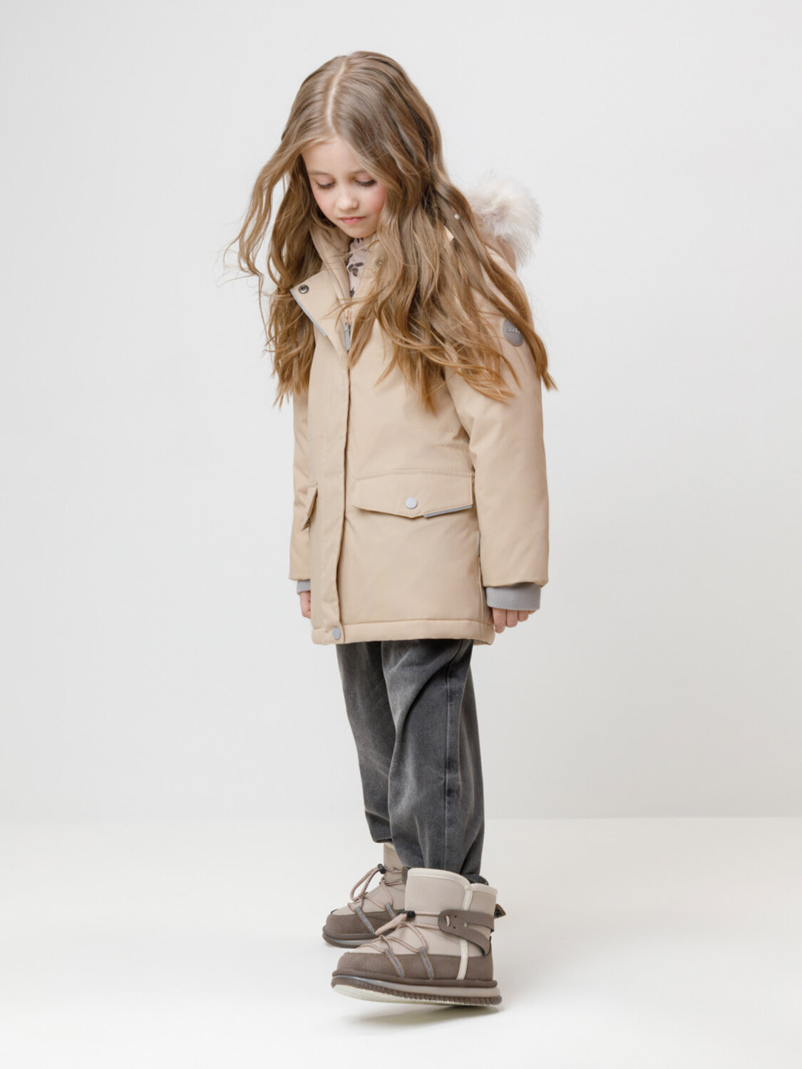 CROCKID Куртка 572244 ВК 38112/4 ГР светло-бежевый