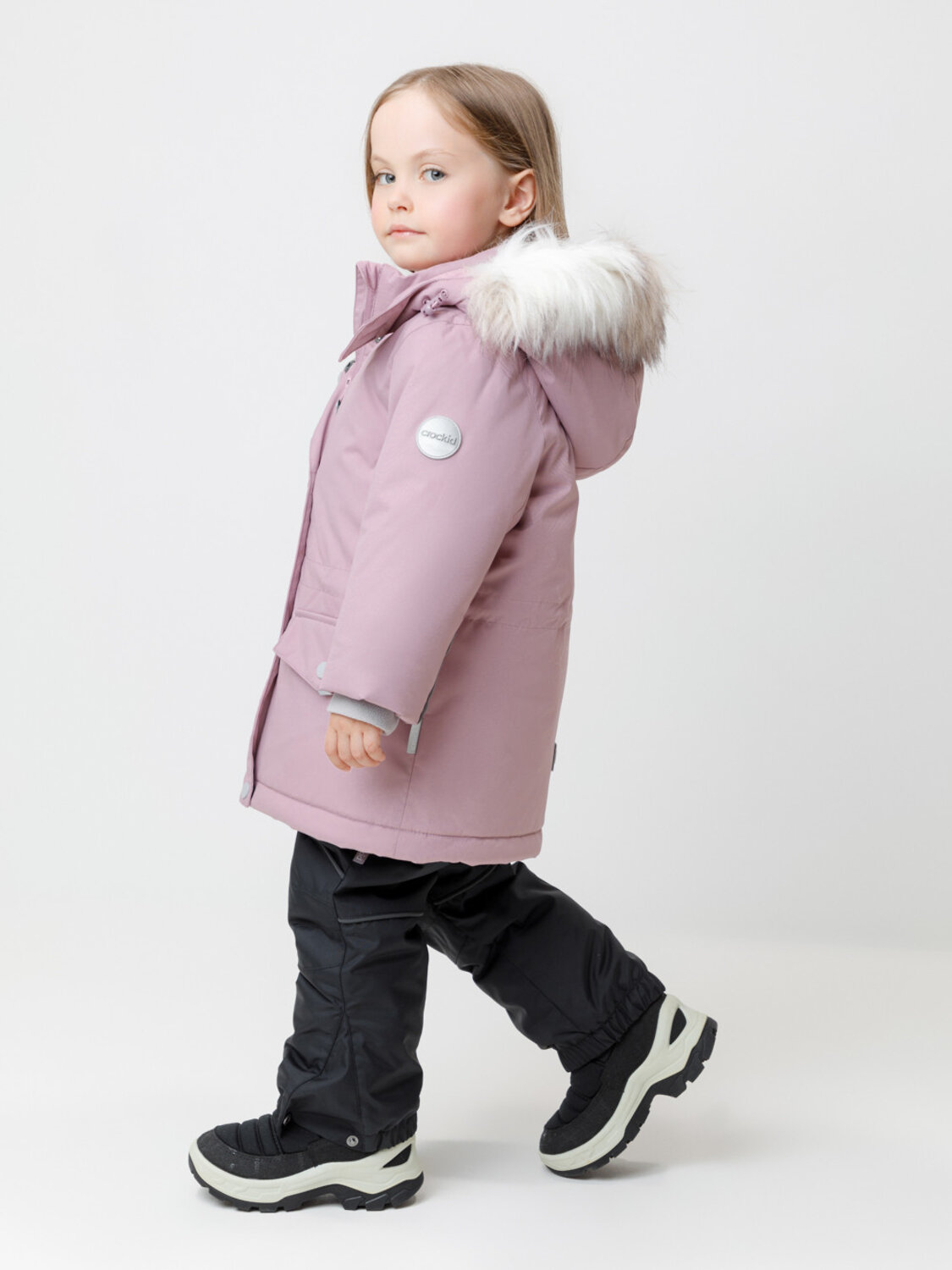 CROCKID Куртка 572245 ВК 38112/5 ГР светло-розовый