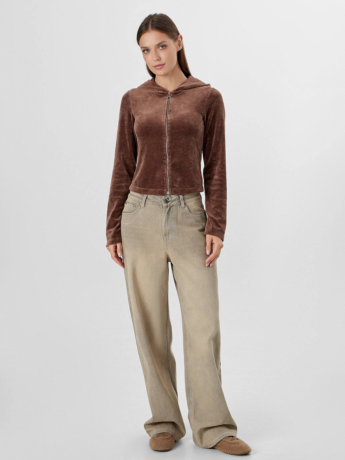 MARK FORMELLE Толстовка 572250 172124 шоколад +печать