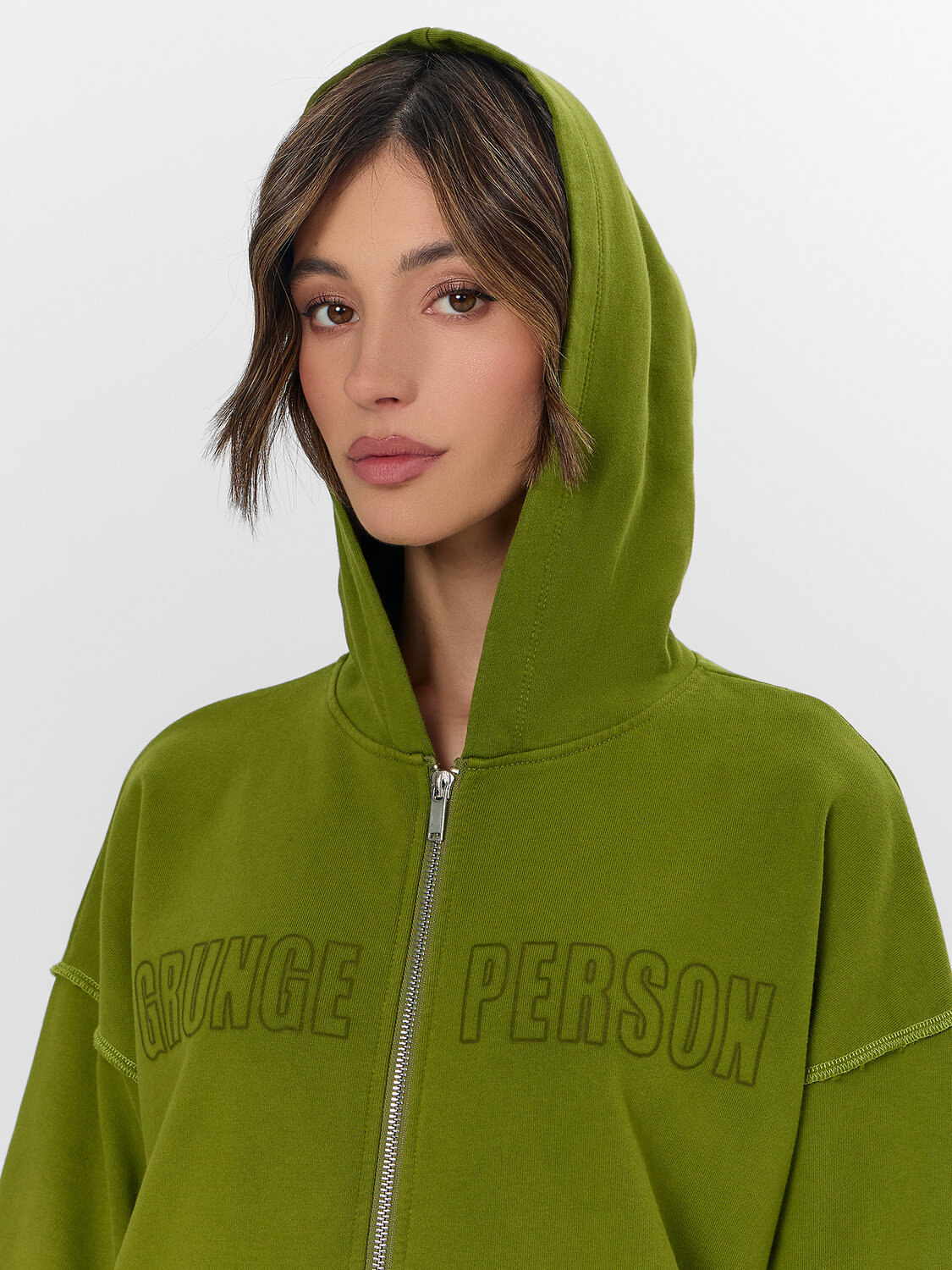 MARK FORMELLE Толстовка 572253 172138 грязно -оливковый +печать