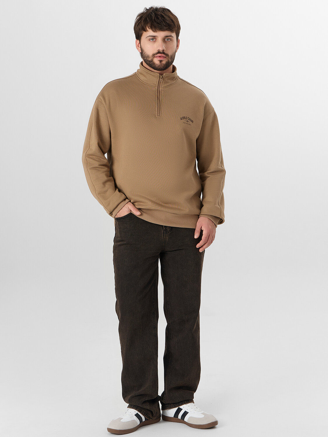 MARK FORMELLE Толстовка 572255 121916 сепия +печать1