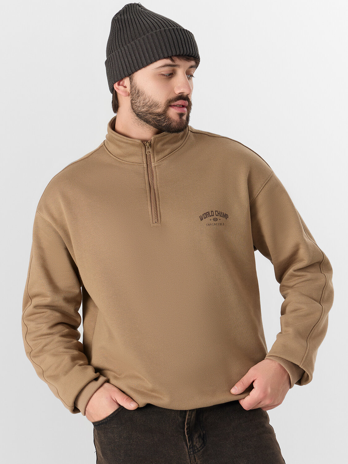 MARK FORMELLE Толстовка 572255 121916 сепия +печать1