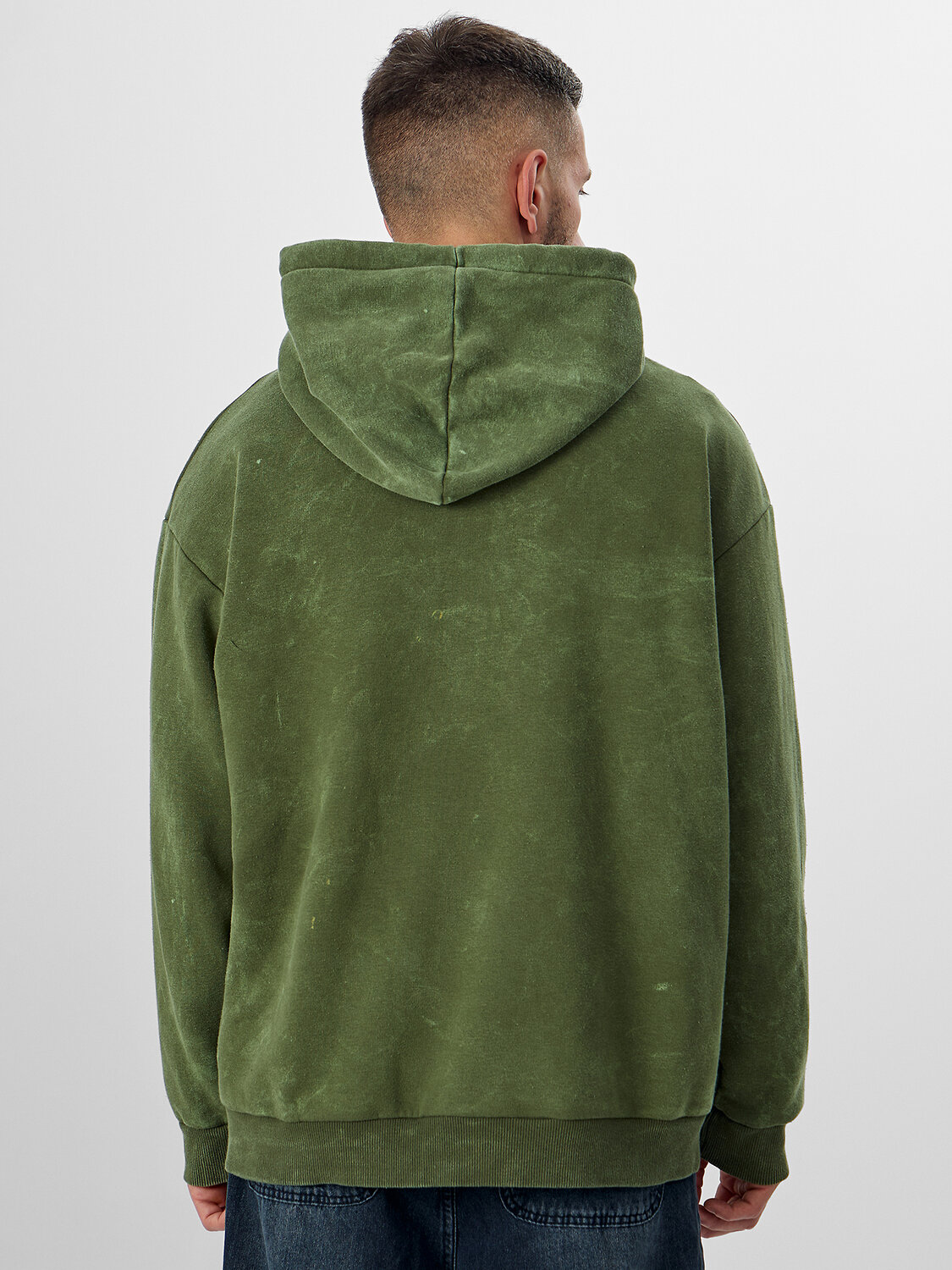 MARK FORMELLE Толстовка 572262 121211 ACID WASH травяной