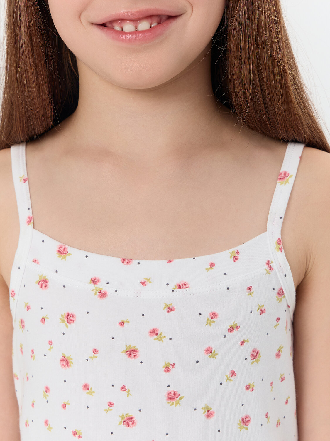 MARK FORMELLE Топ 572269 427735/1 цветочки на белоснежном