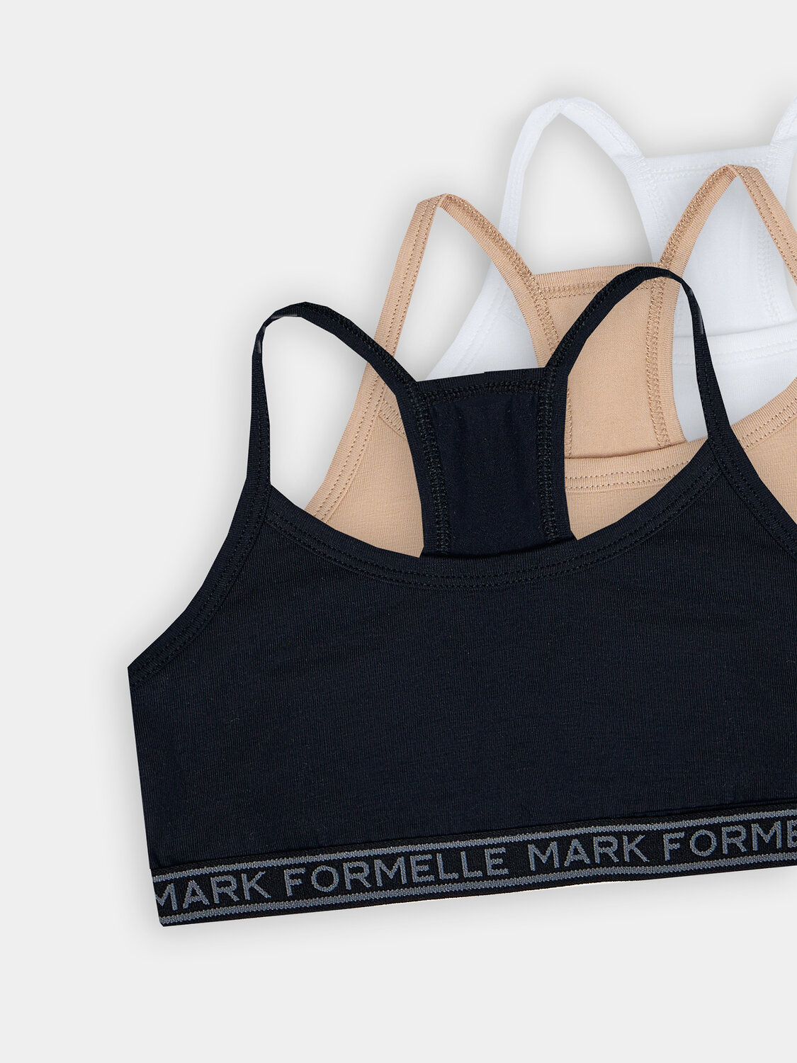 MARK FORMELLE Бюстье 572275 517707-3 белый + обжаренный миндаль + черный