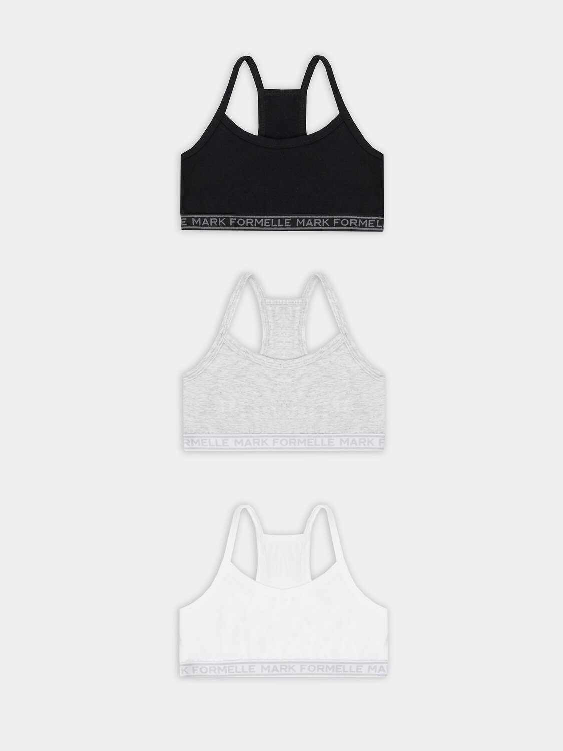 MARK FORMELLE Бюстье 572276 517707-3 белый + серый меланж+черный