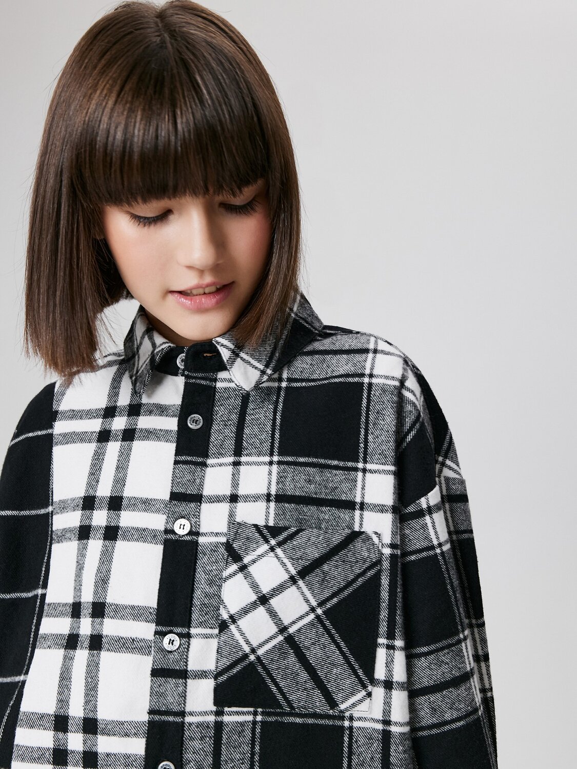 Acoola Блузка 572290 20210260142 черно-белый