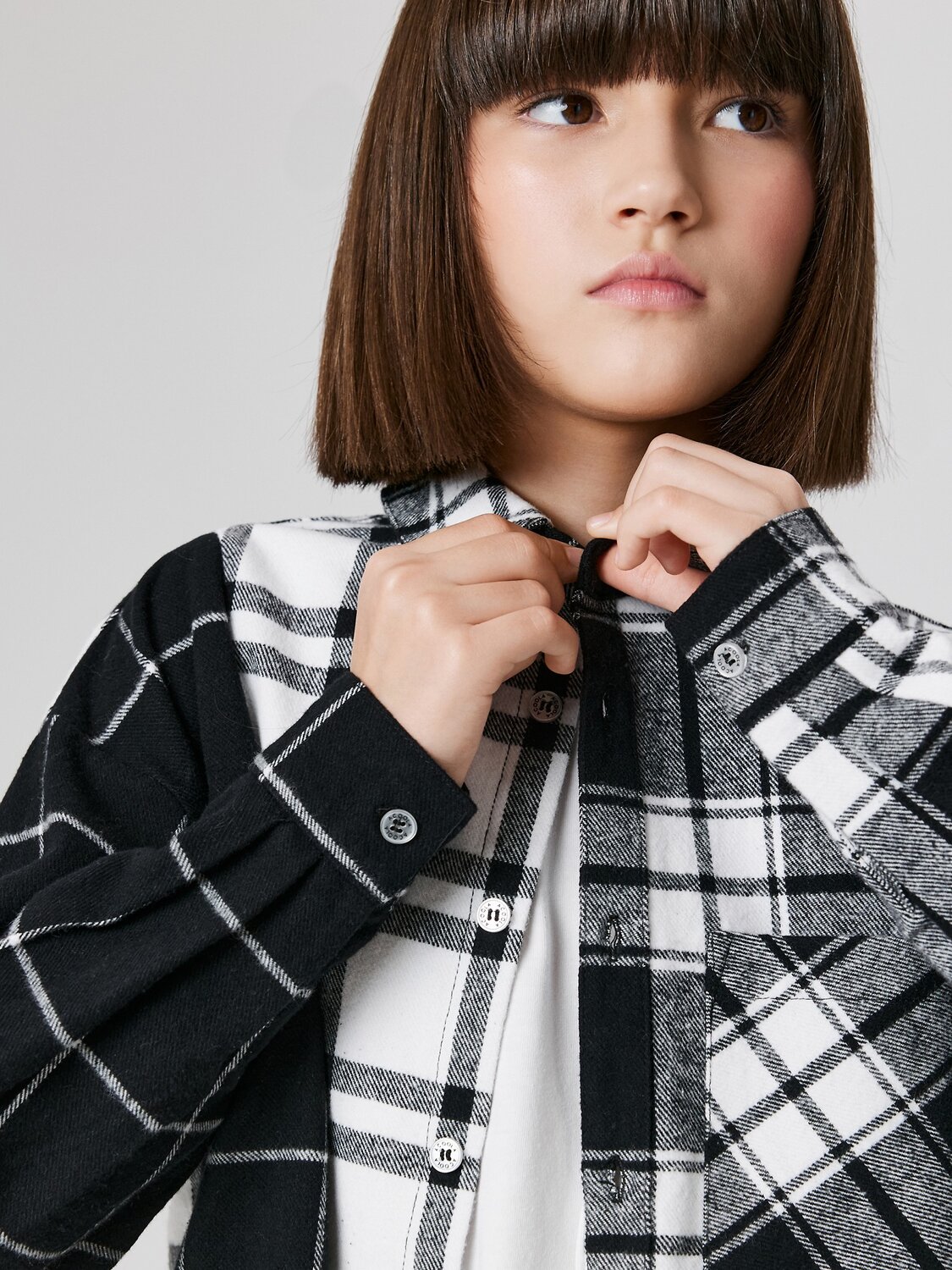 Acoola Блузка 572290 20210260142 черно-белый