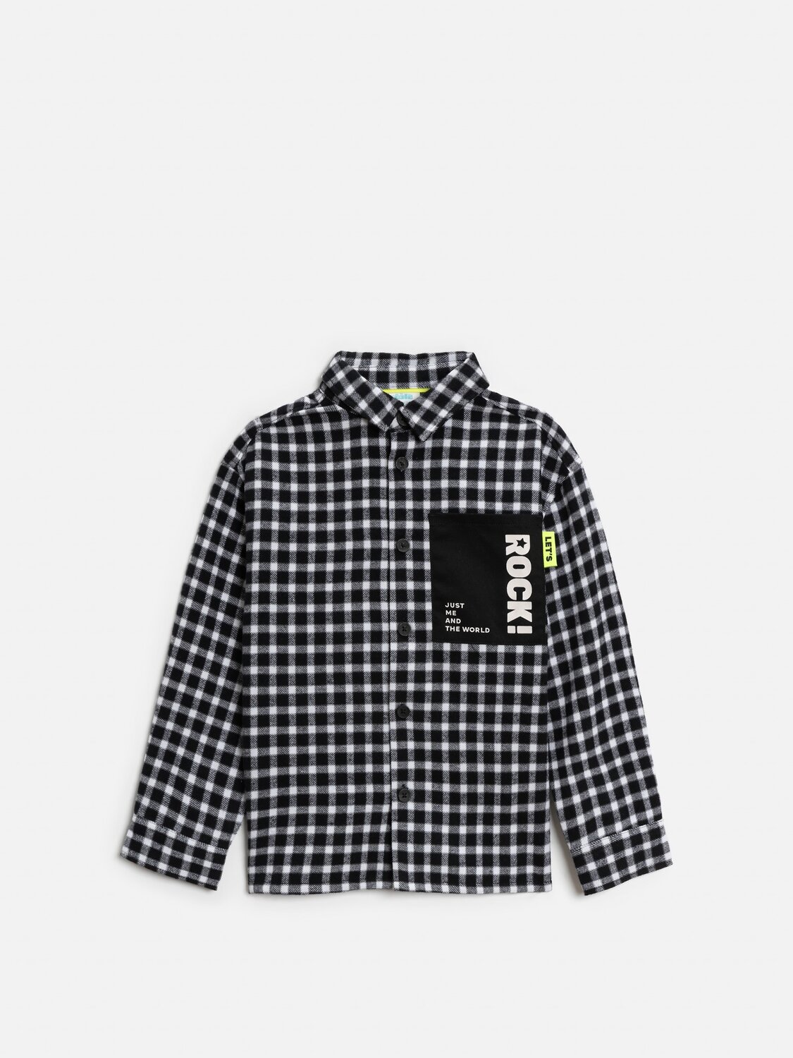 Acoola Сорочка 572324 20120280188 черно-белая клетка