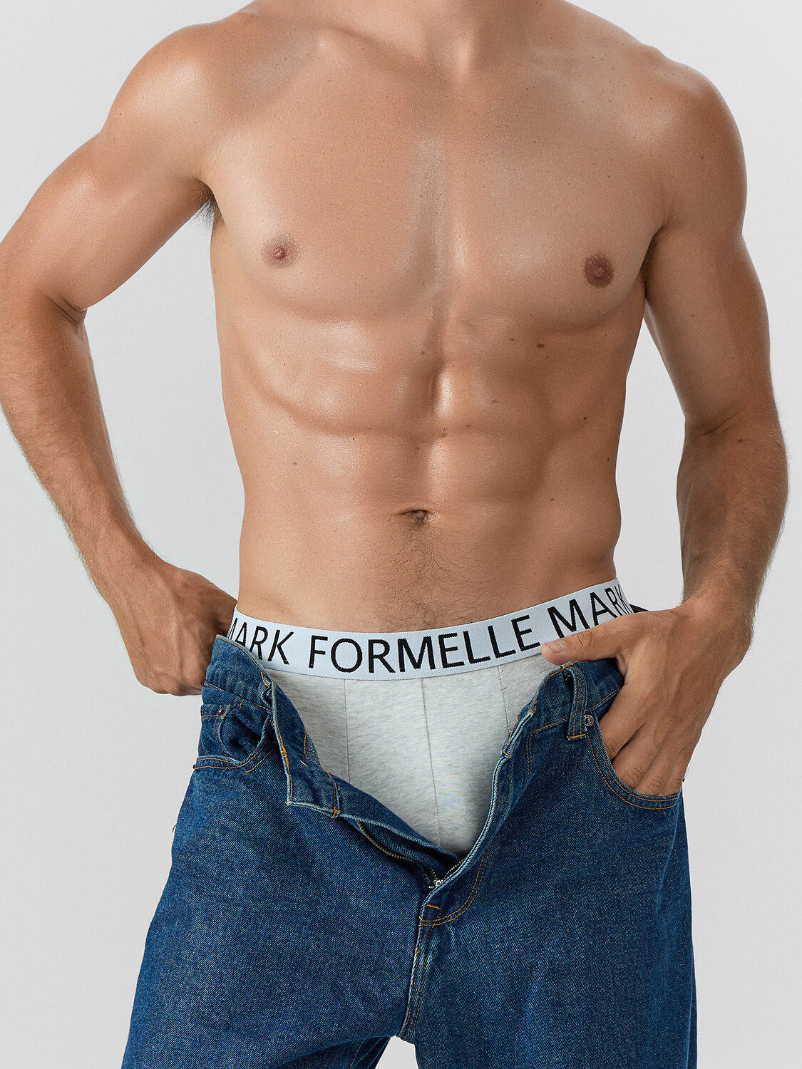 MARK FORMELLE Трусы 572358 411124-5 серый меланж