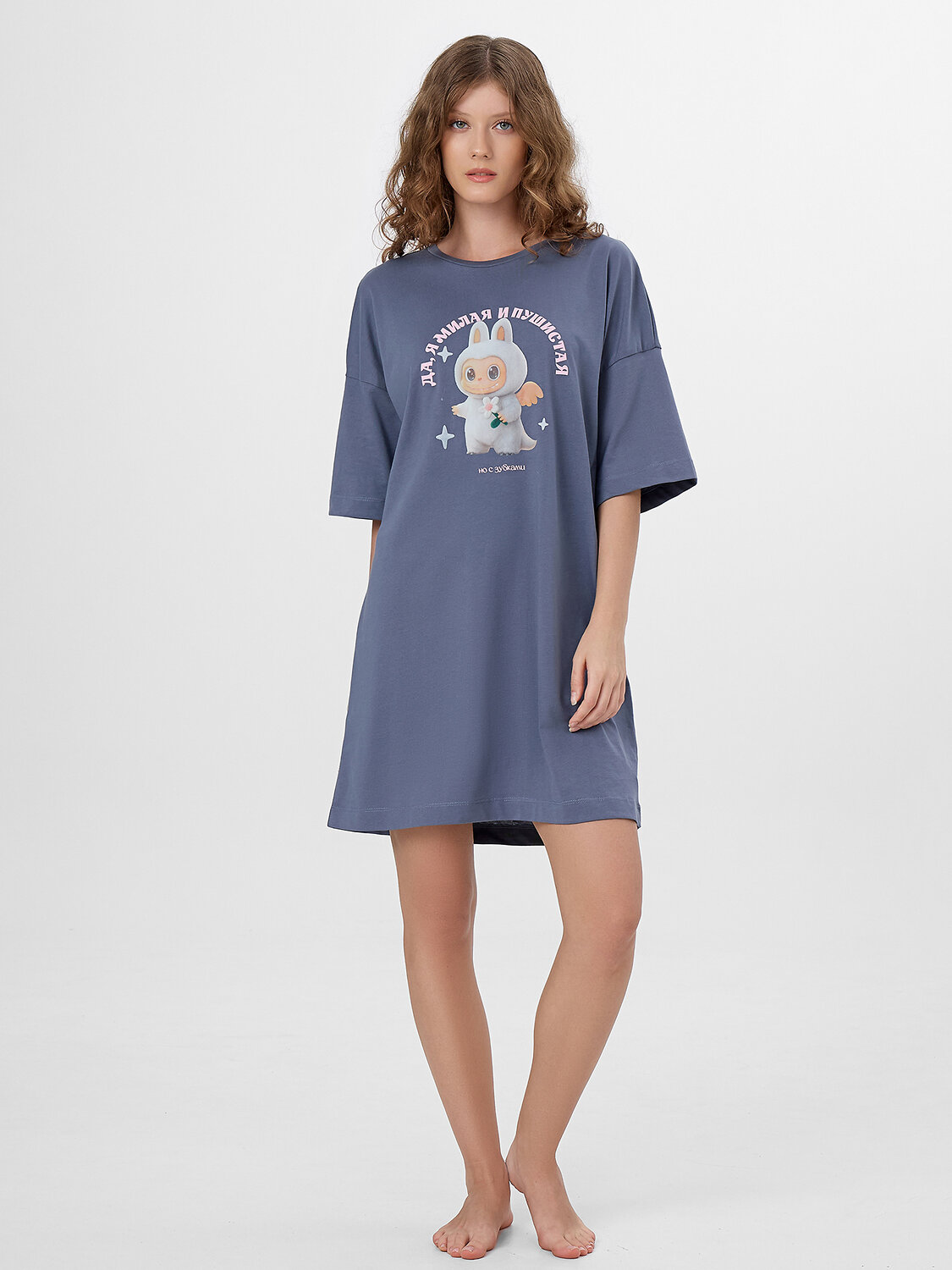 MARK FORMELLE Туника 572368 512079 т.серый +печать2