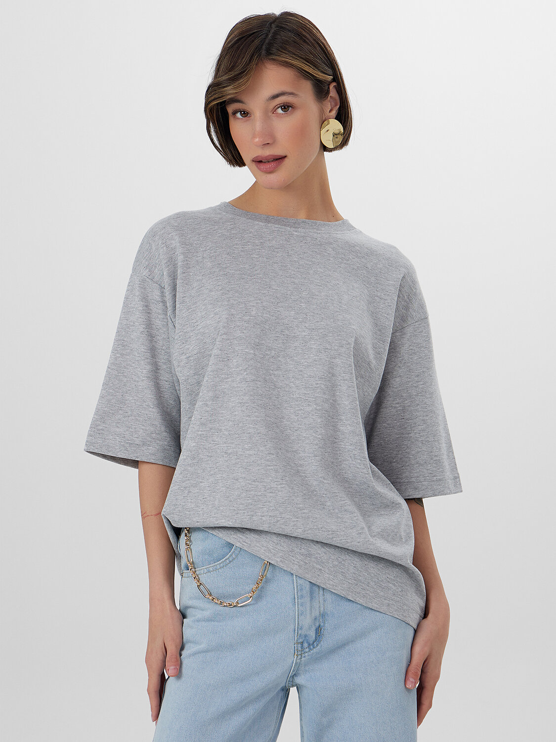 MARK FORMELLE Футболка 572403 112916 серый меланж