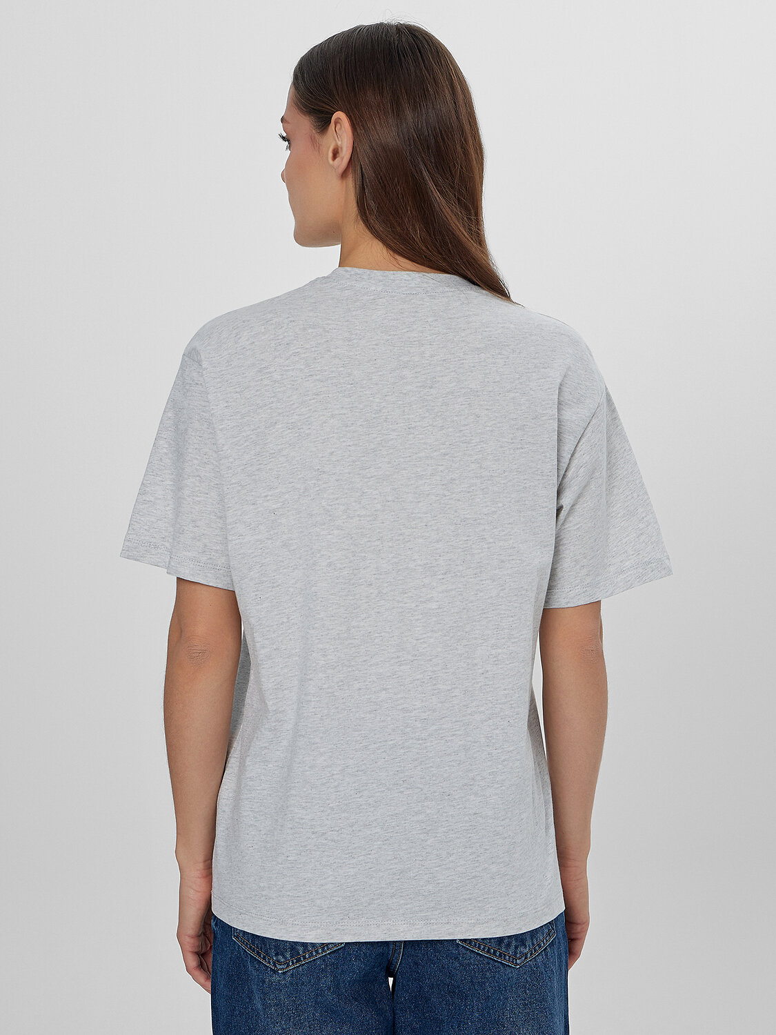 MARK FORMELLE Футболка 572405 112678 серый меланж+печать