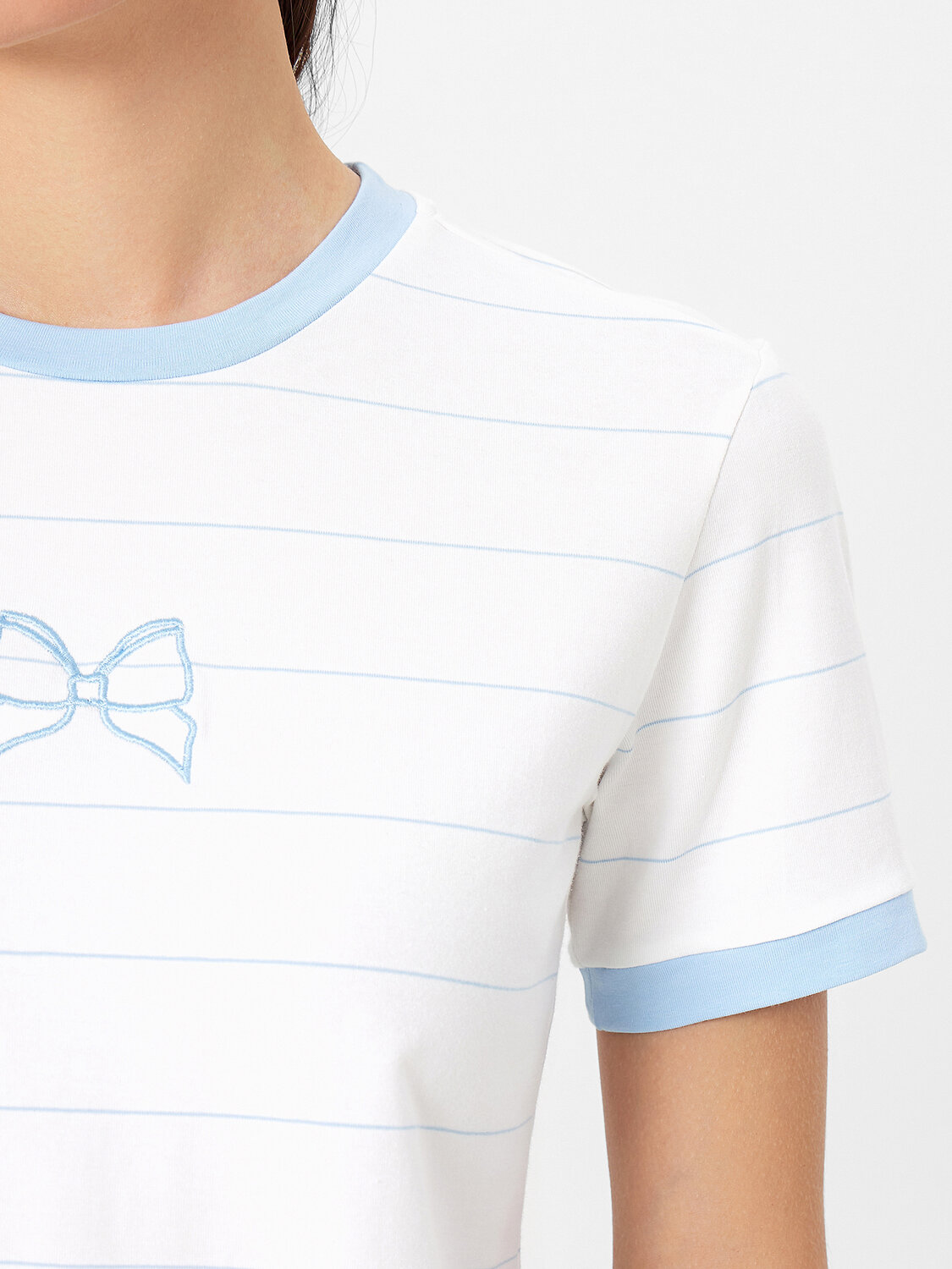 MARK FORMELLE Футболка 572409 112936 голубая полоска на белом