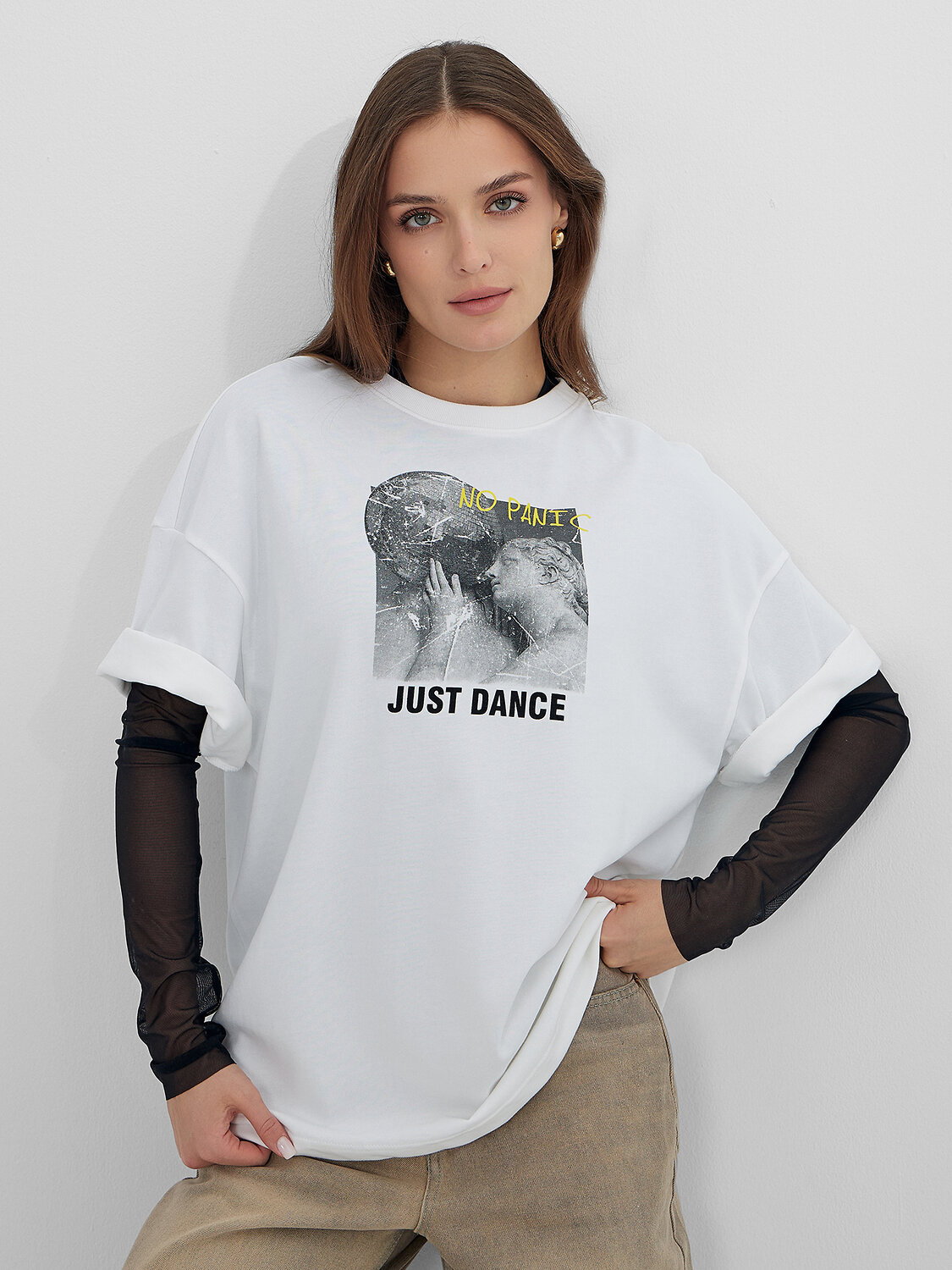 MARK FORMELLE Футболка 572412 112953 белый +печать10