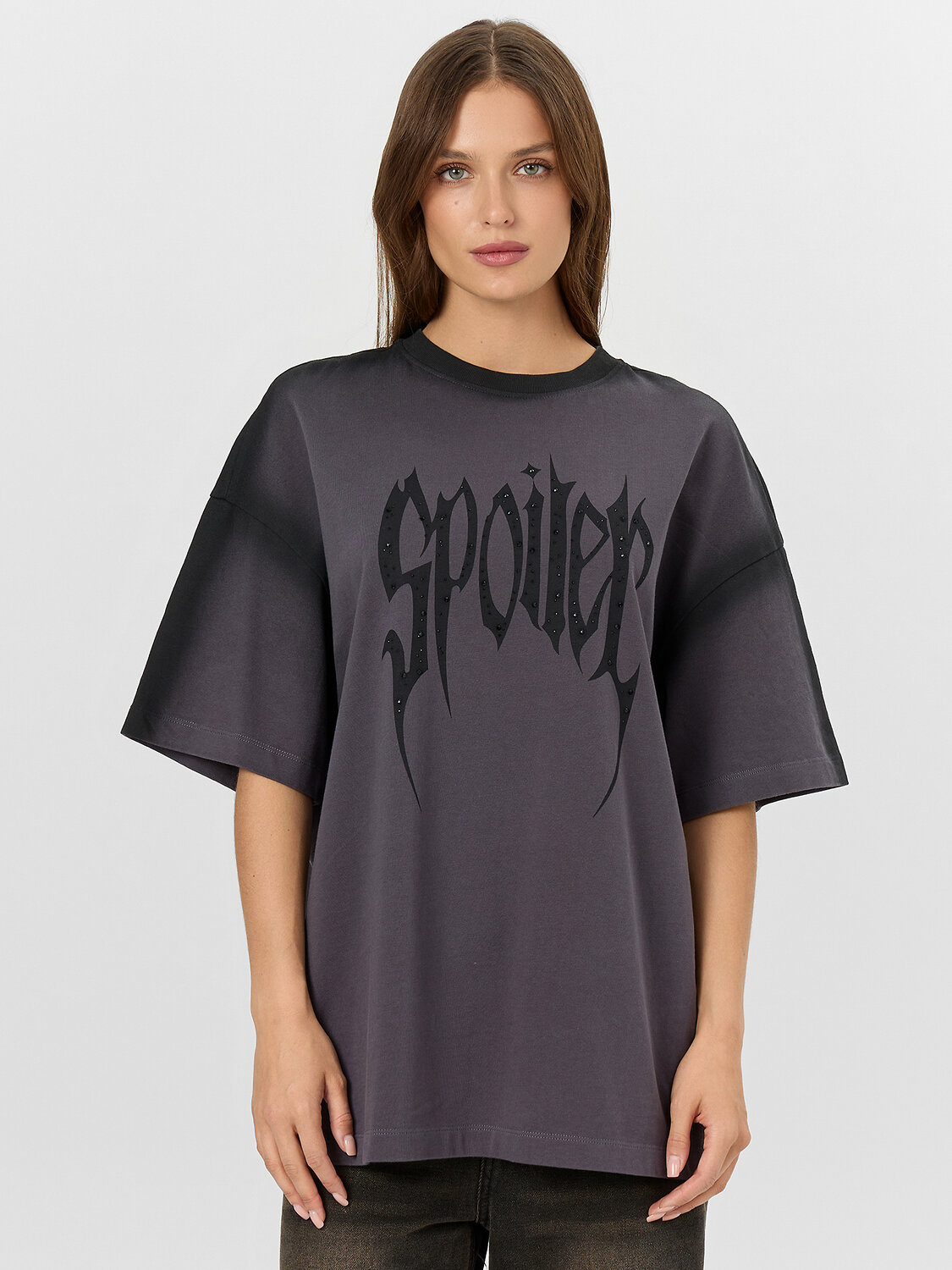 MARK FORMELLE Футболка 572417 112953 ACID WASH металлический